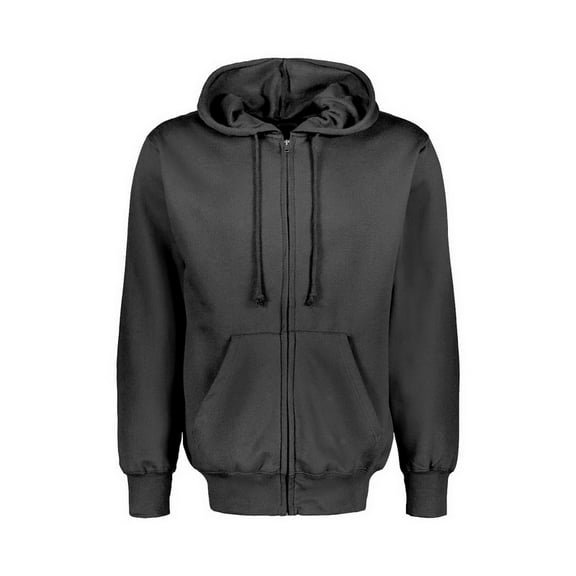 MV Sport 20349 Fundamental Fleece Zip Hood-Charcoal [087]-S