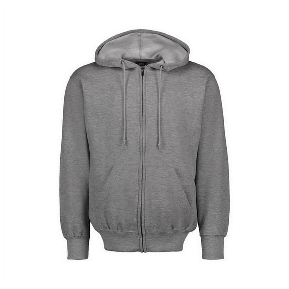 MV Sport 20349 Fundamental Fleece Zip Hood-Graphite [095]-L