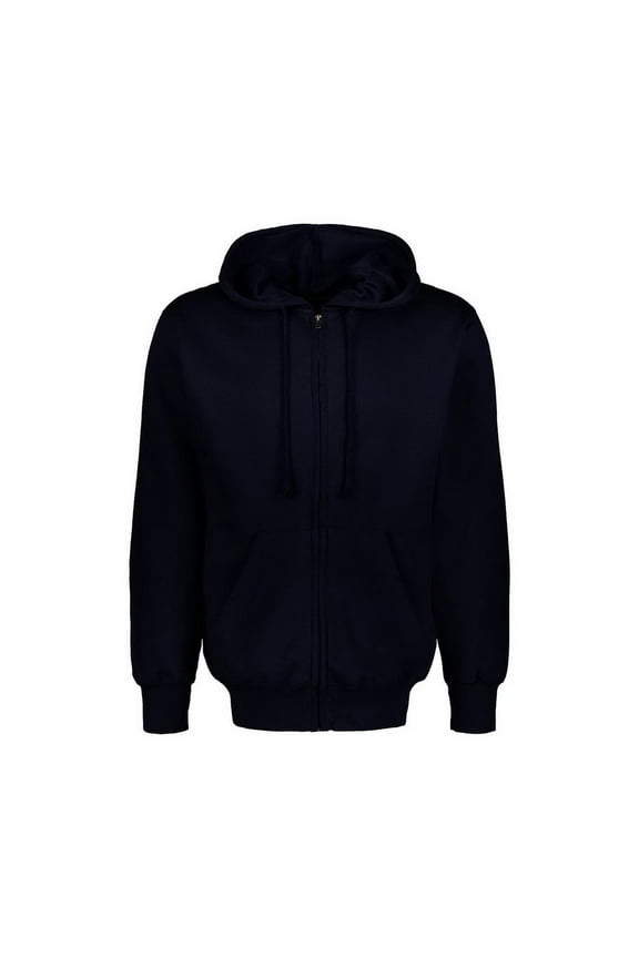 20349 Fundamental Fleece Zip Hood-Navy [001]-M