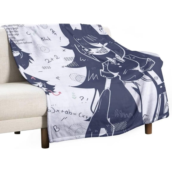 Fundamental Paper Education Fleece Blanket Lightweight Throw Blankets for Sofa Couch Bed Super Soft Cozy Microfiber Blanket