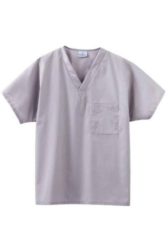 14000 adult's one pocket top silver grey 3x-large