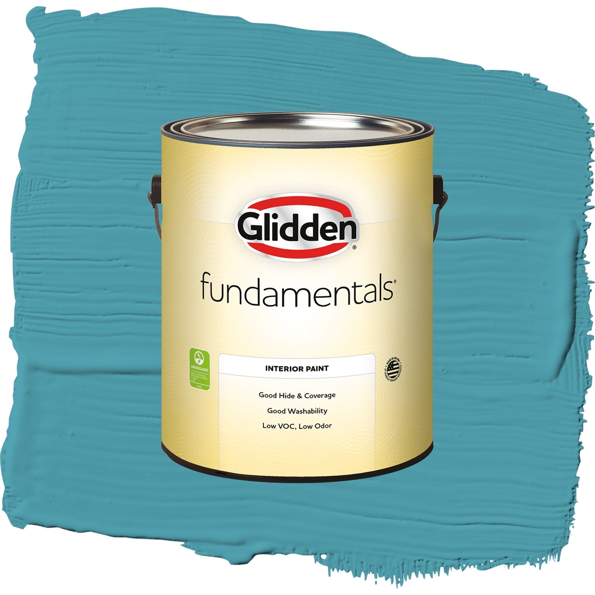 Glidden Fundamentals Acapulco Cliffs Flat Interior Paint and Primer, 1 Gallon