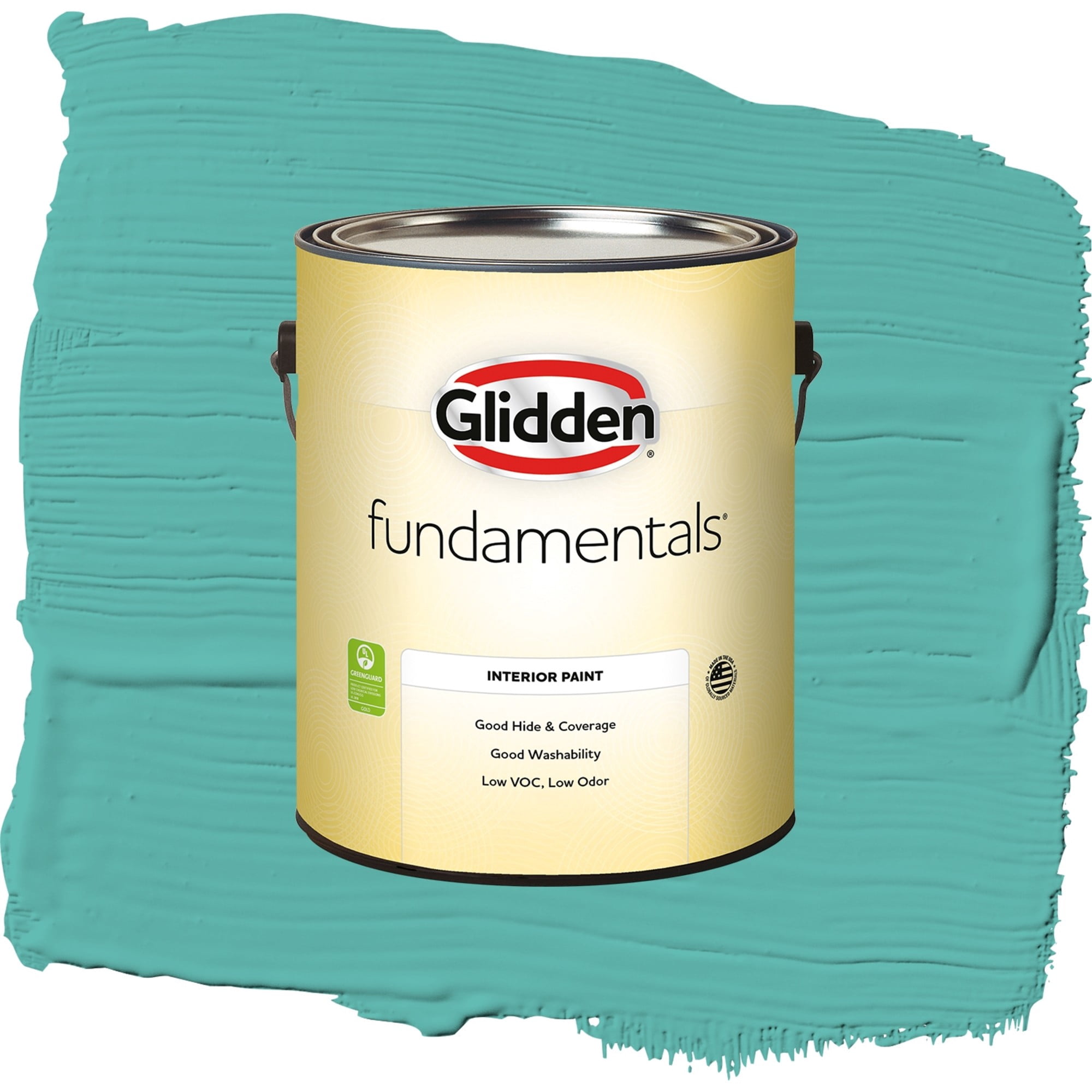 Glidden Fundamentals Artesian Well Flat Interior Paint and Primer, 1 Gallon