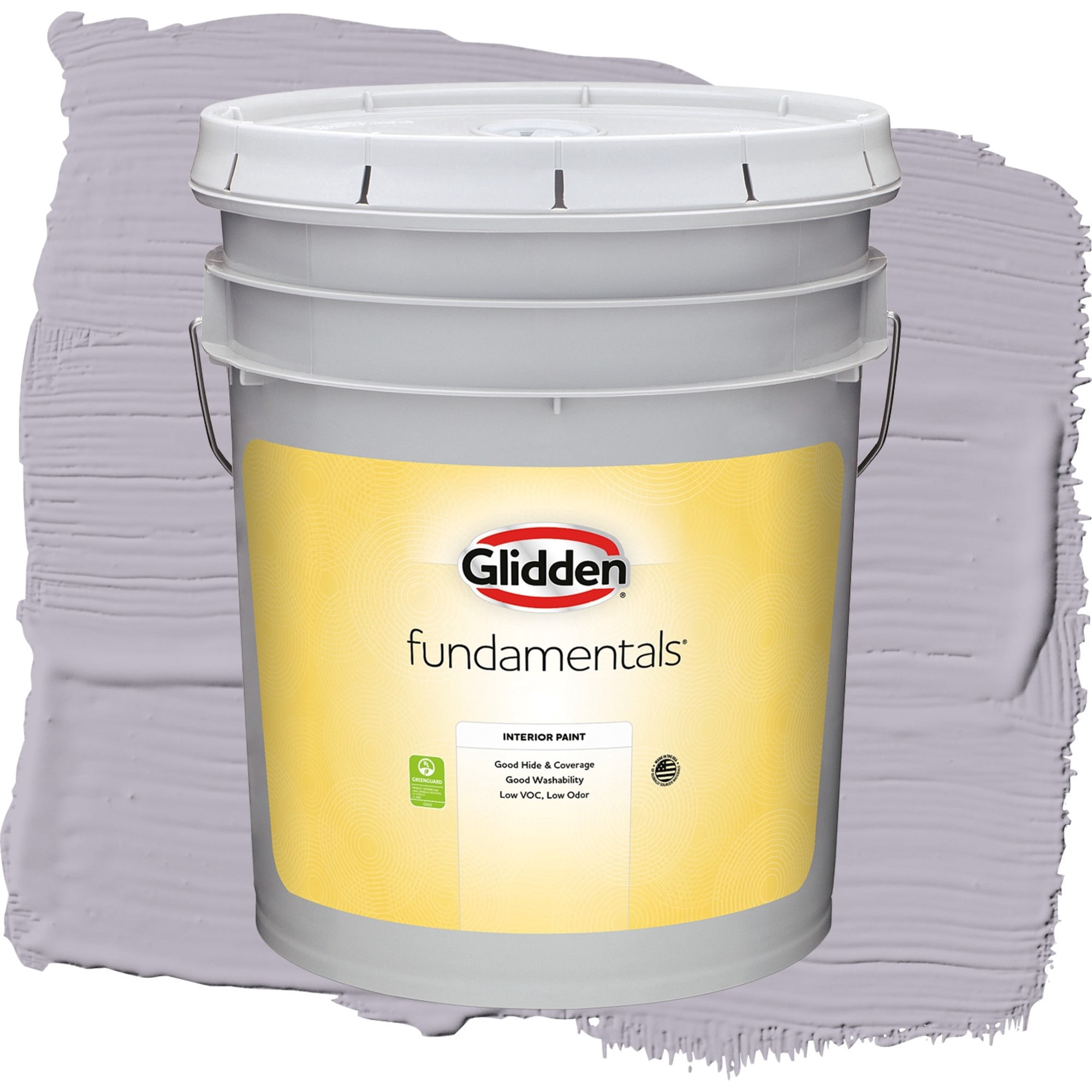 Glidden Fundamentals Ash Grove Eggshell Interior Paint and Primer, 5 Gallons