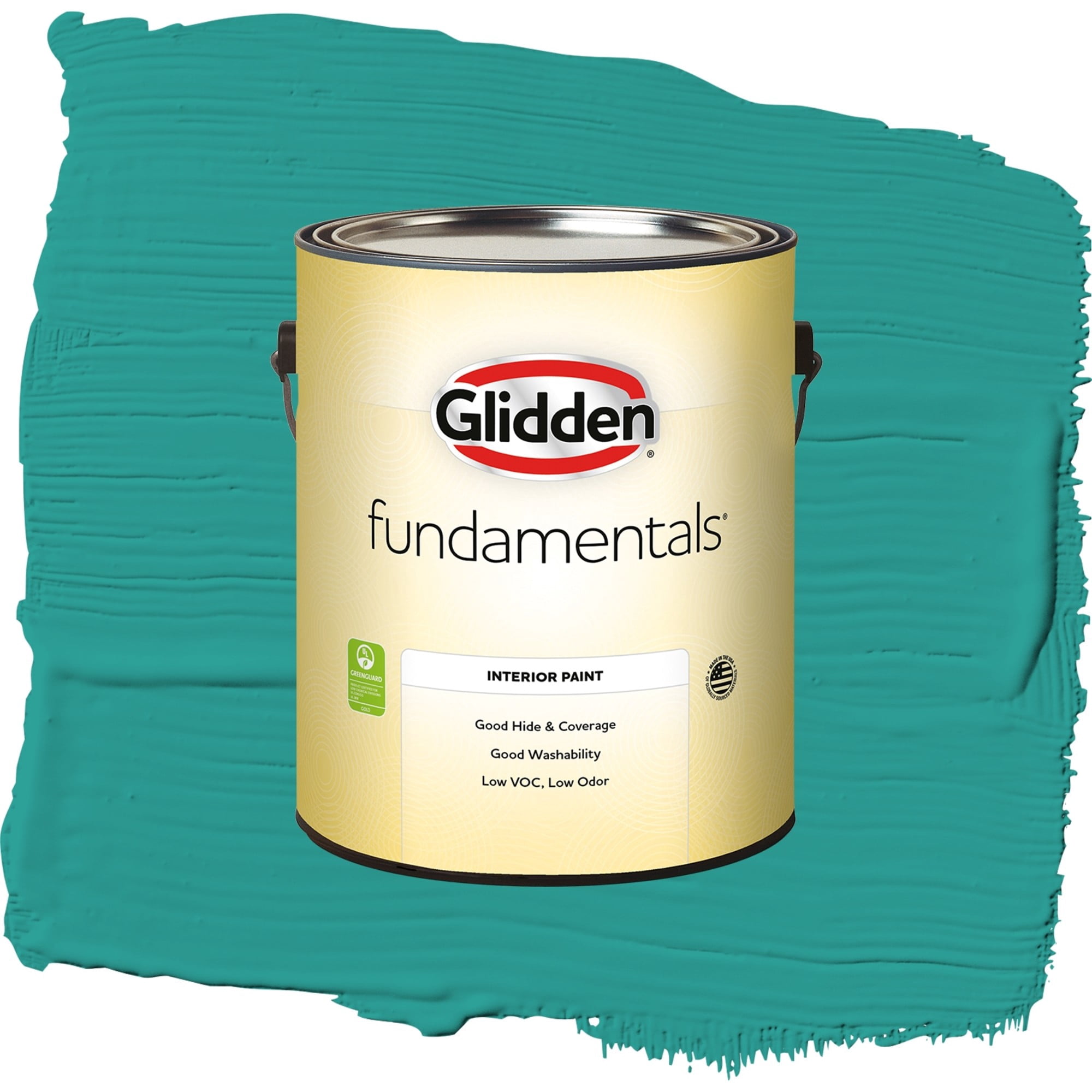 Glidden Fundamentals Azure Tide Eggshell Interior Paint and Primer, 1 Gallon