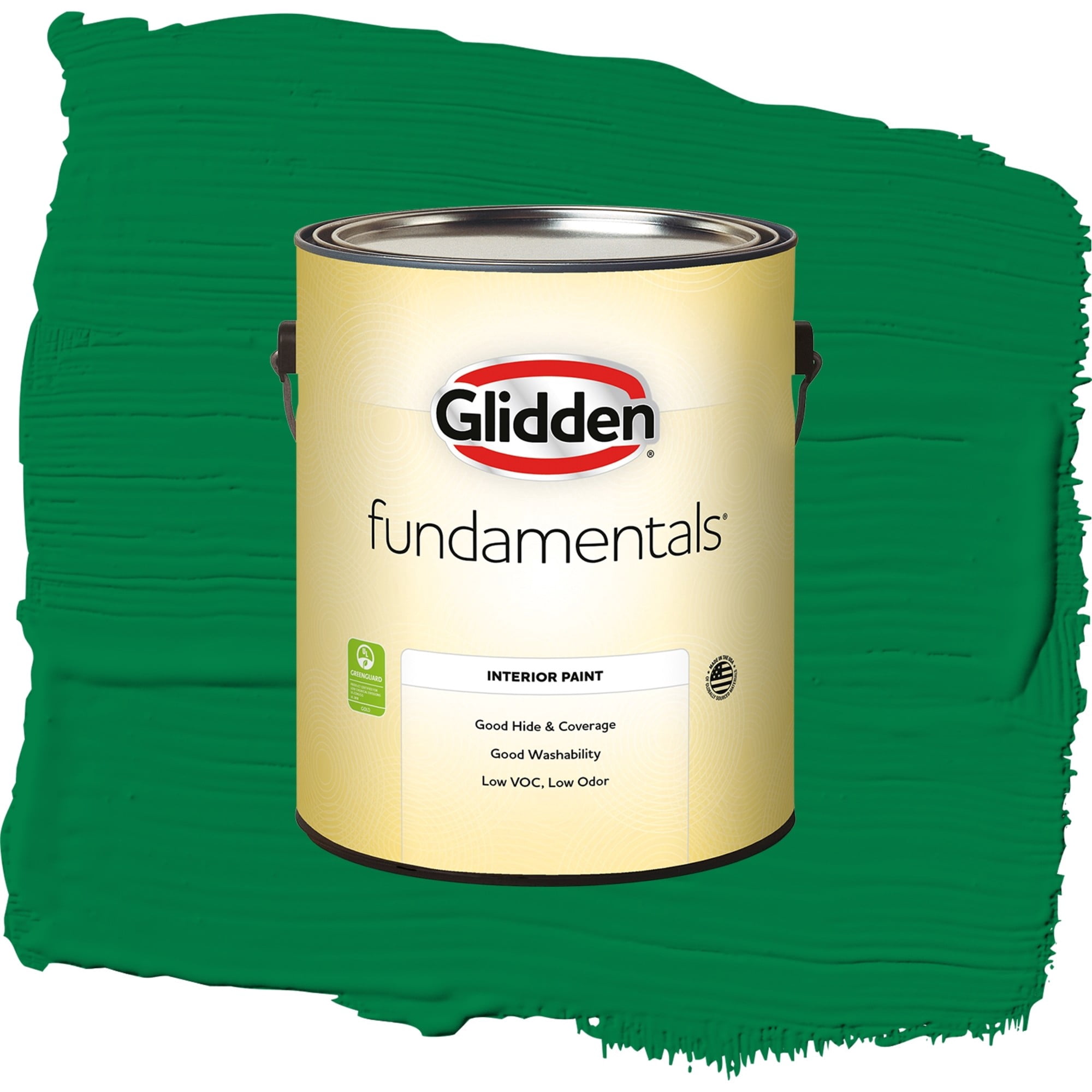 Glidden Fundamentals Blarney Stone Flat Interior Paint and Primer, 1 Gallon