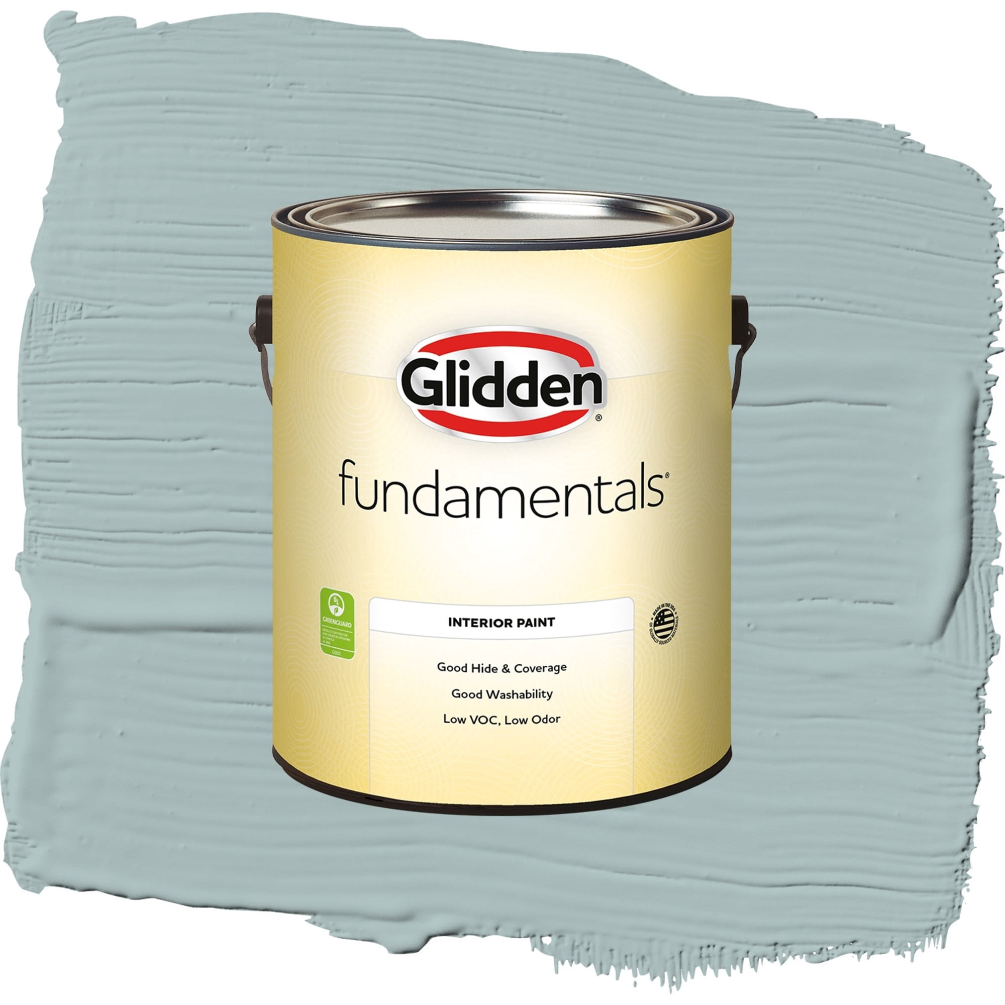 Glidden Fundamentals Blue Willow Flat Interior Paint and Primer, 1 Gallon