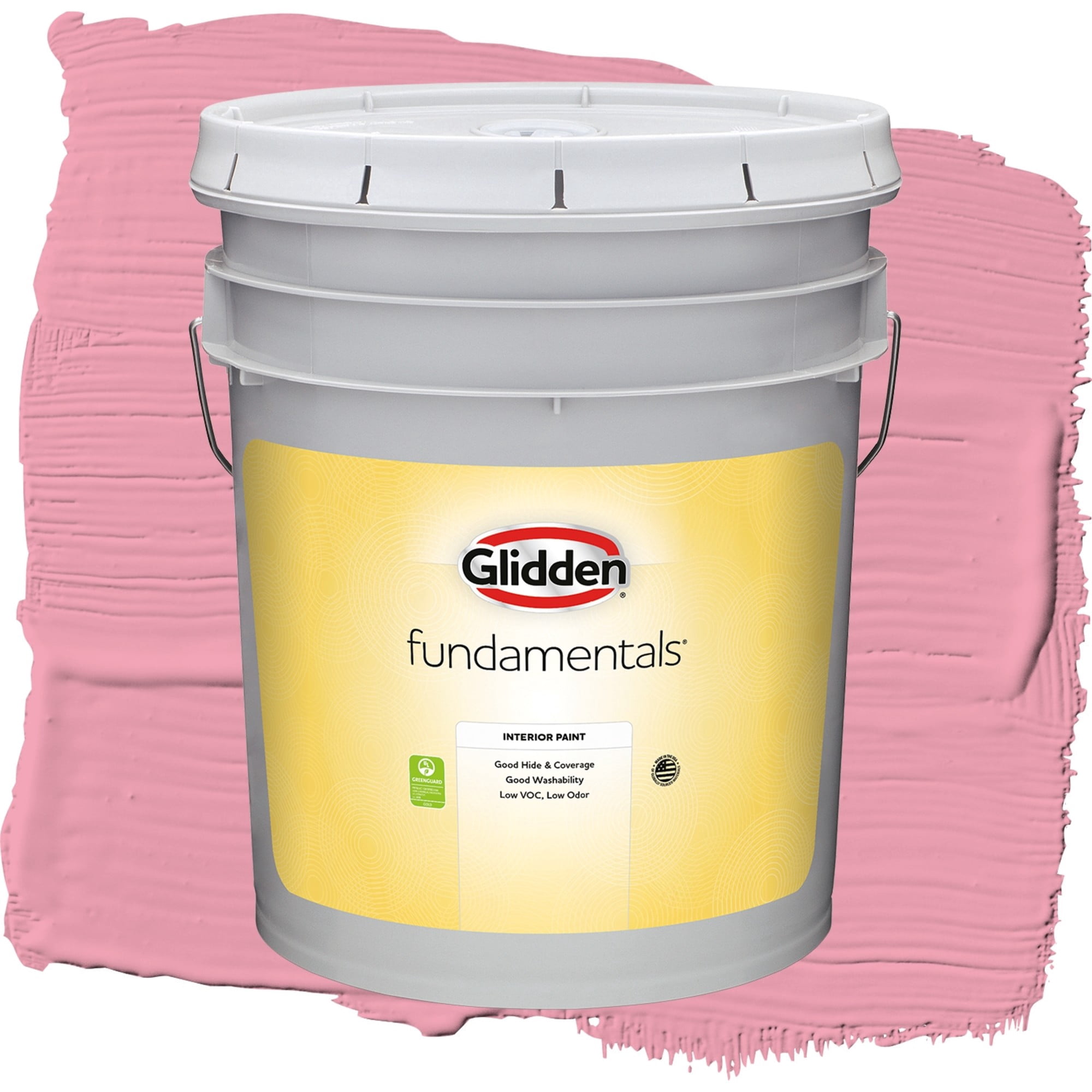 Glidden Fundamentals Brandywine Semi Gloss Interior Paint and Primer, 5 Gallons