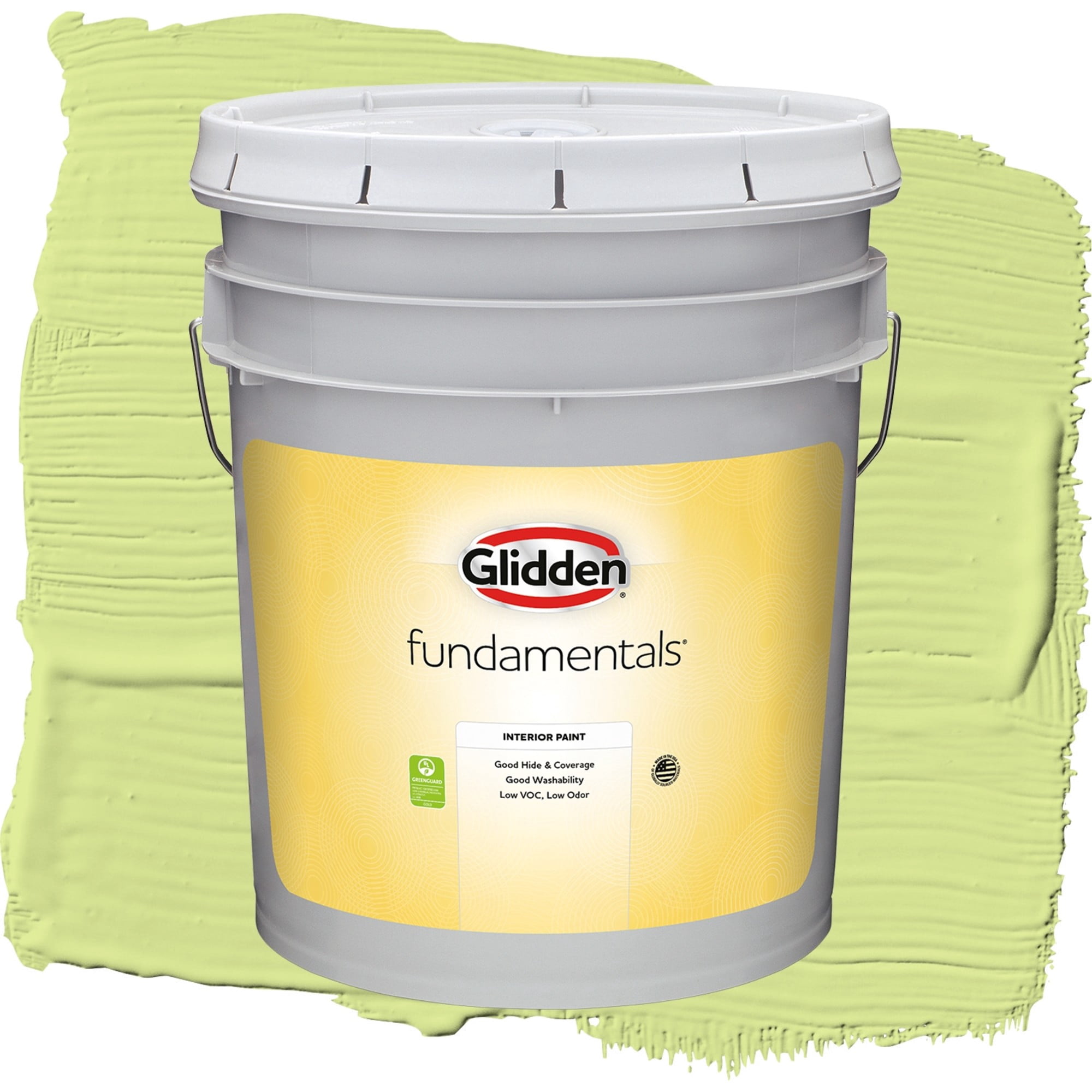 Glidden Fundamentals Charming Flat Interior Paint and Primer, 5 Gallons
