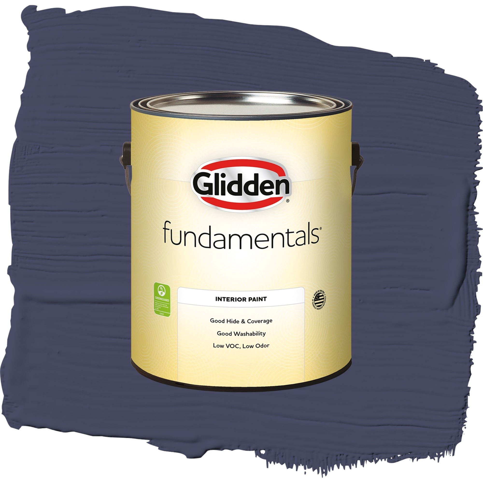 Glidden Fundamentals Chinaberry Semi Gloss Interior Paint and Primer, 1 Gallon