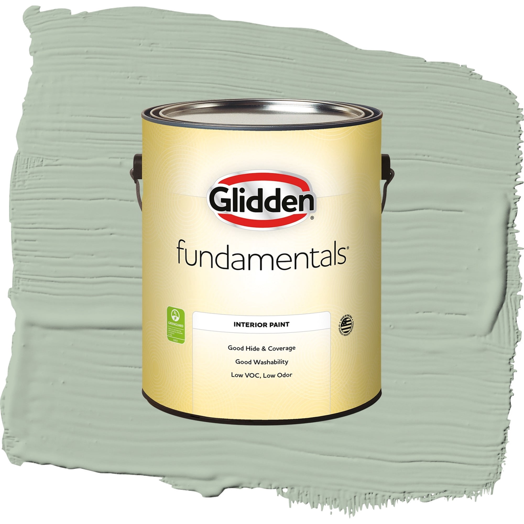 Glidden Fundamentals Coastal Crush Flat Interior Paint and Primer, 1 Gallon