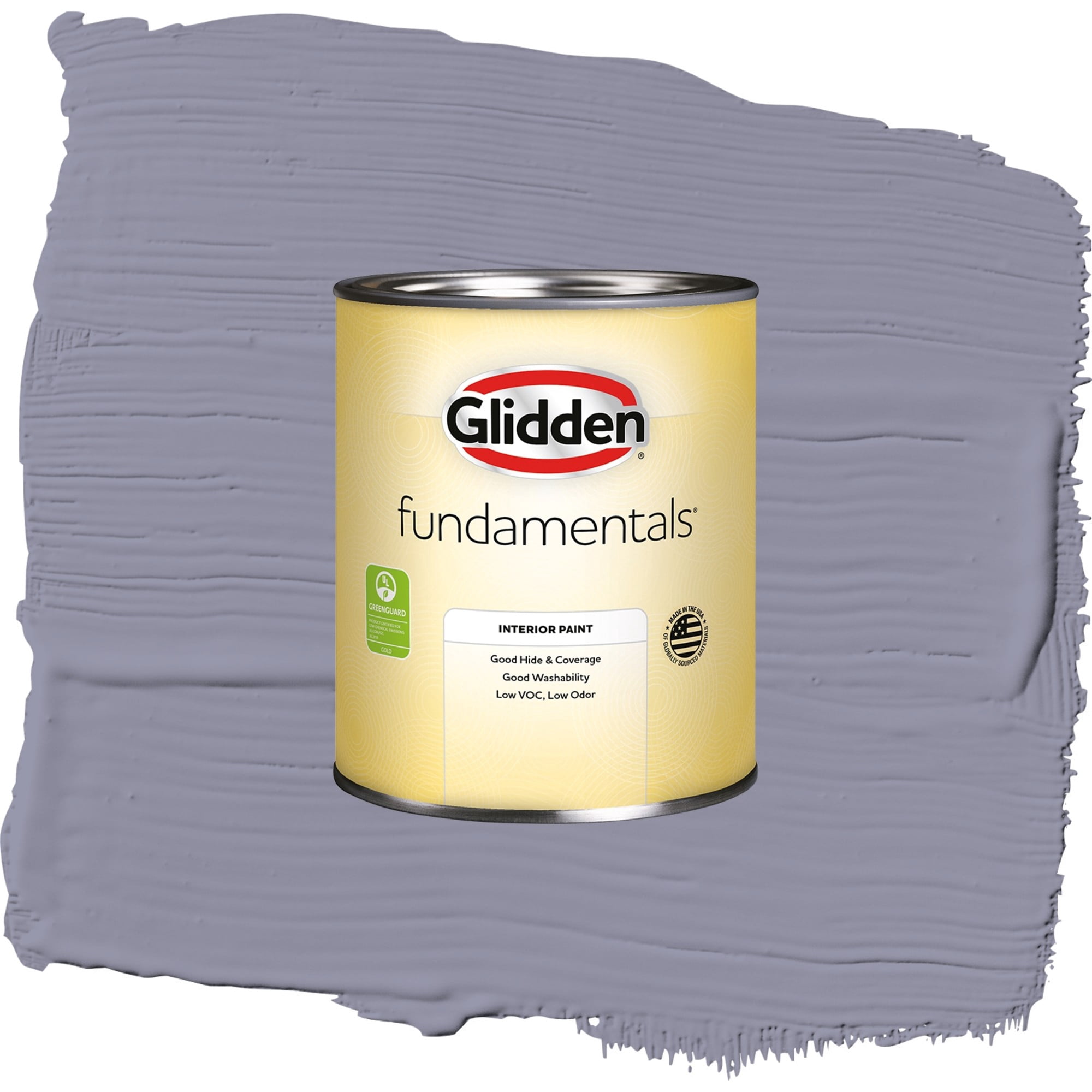 Glidden Fundamentals Cotton Flannel Semi Gloss Interior Paint and Primer, 1 Quart