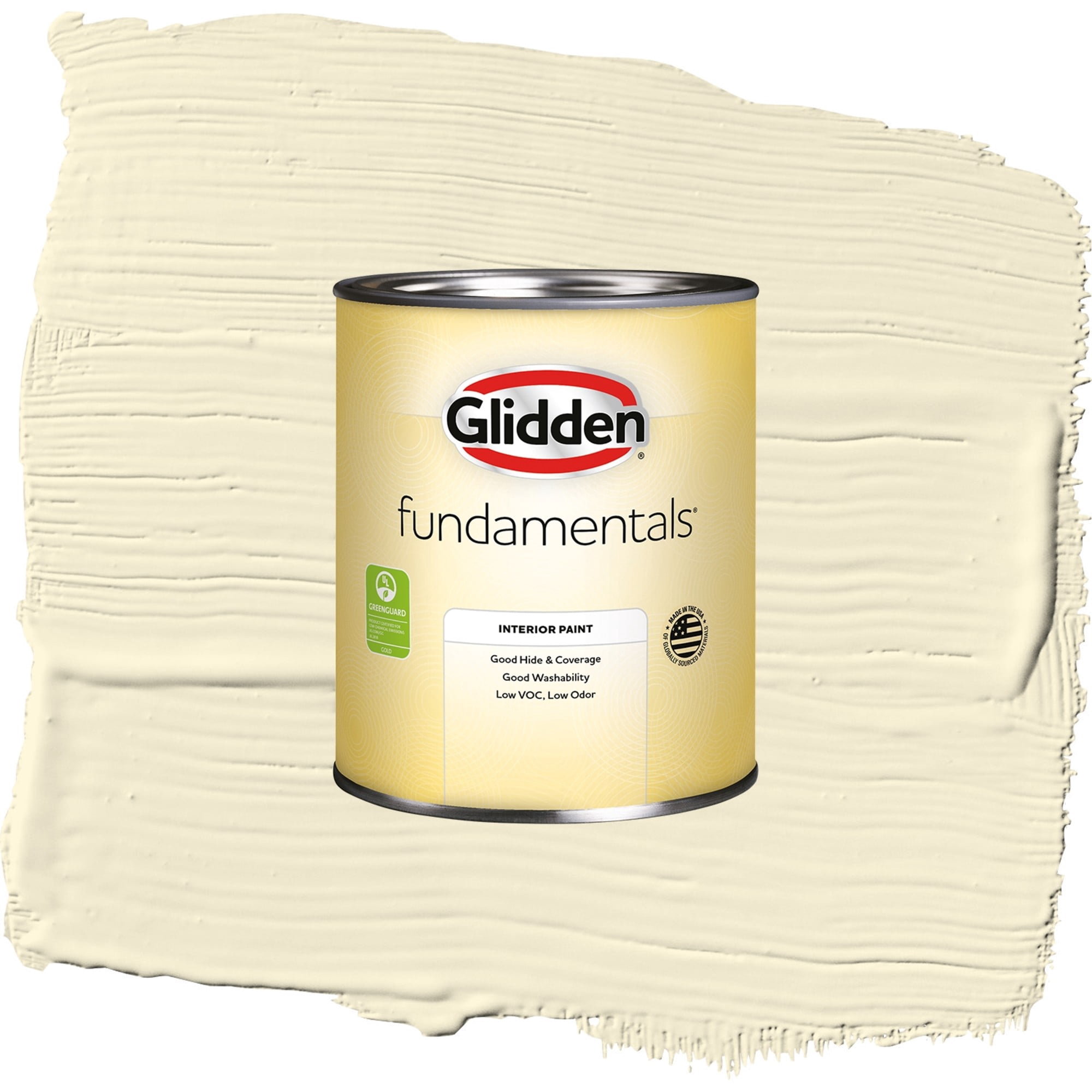Glidden Fundamentals Crescent Moon Flat Interior Paint and Primer, 1 Quart