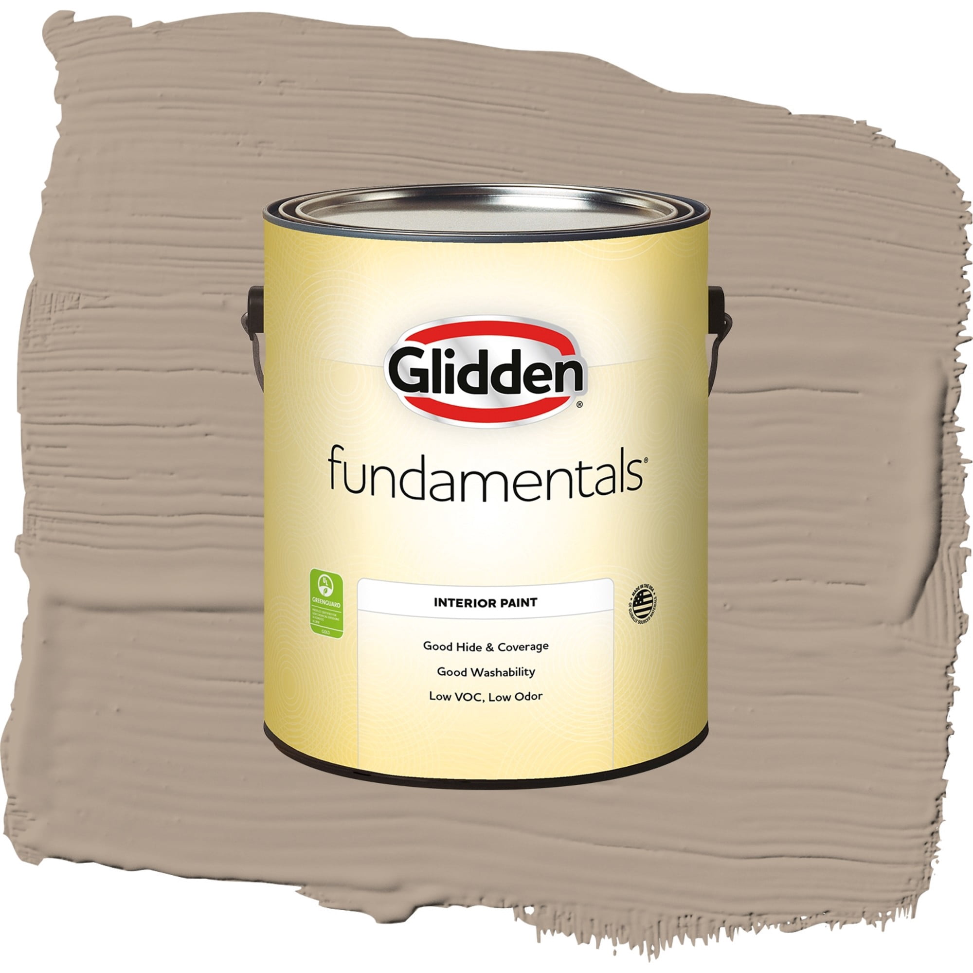 Glidden Fundamentals Cuppa Coffee Eggshell Interior Paint and Primer, 1 Gallon