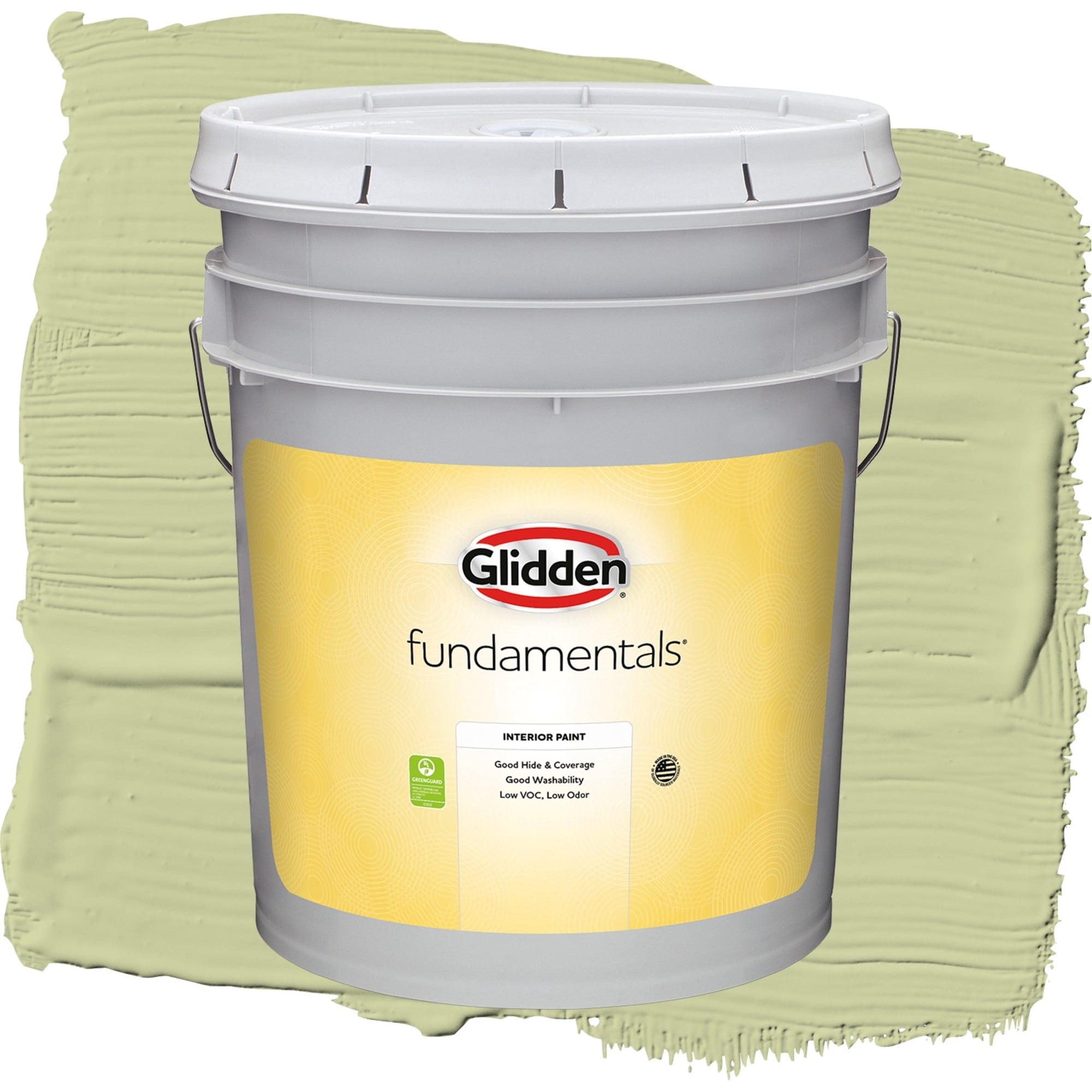 Glidden Fundamentals Dancing Kite Semi Gloss Interior Paint and Primer, 5 Gallons