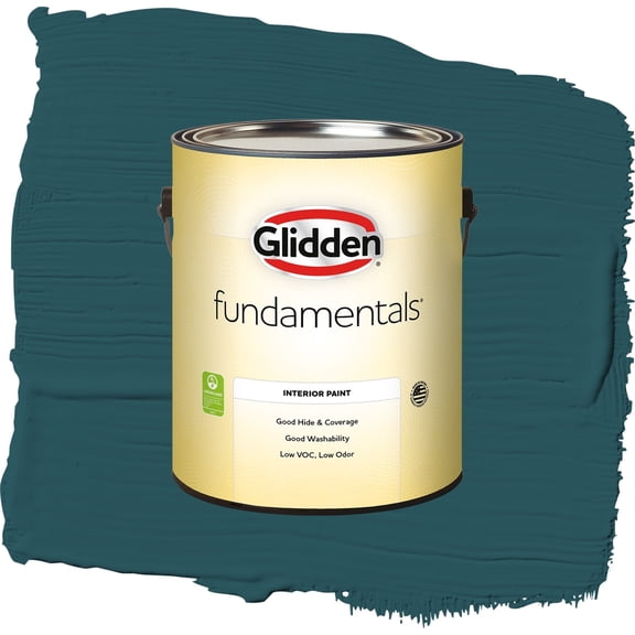 Fundamentals Deep Emerald Interior Paint Flat , 1 Gallon