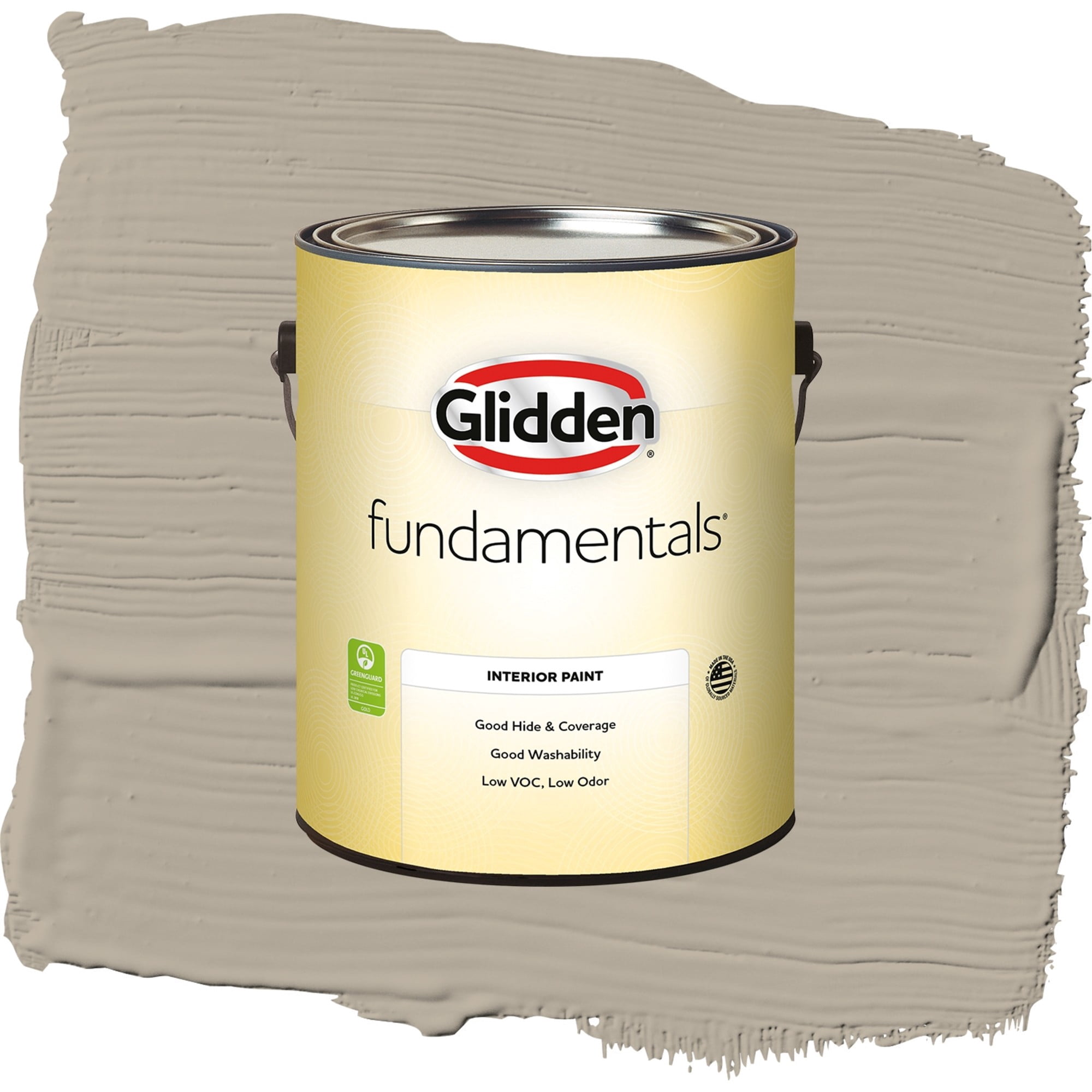 Glidden Fundamentals Desert Dune Semi Gloss Interior Paint and Primer, 1 Gallon