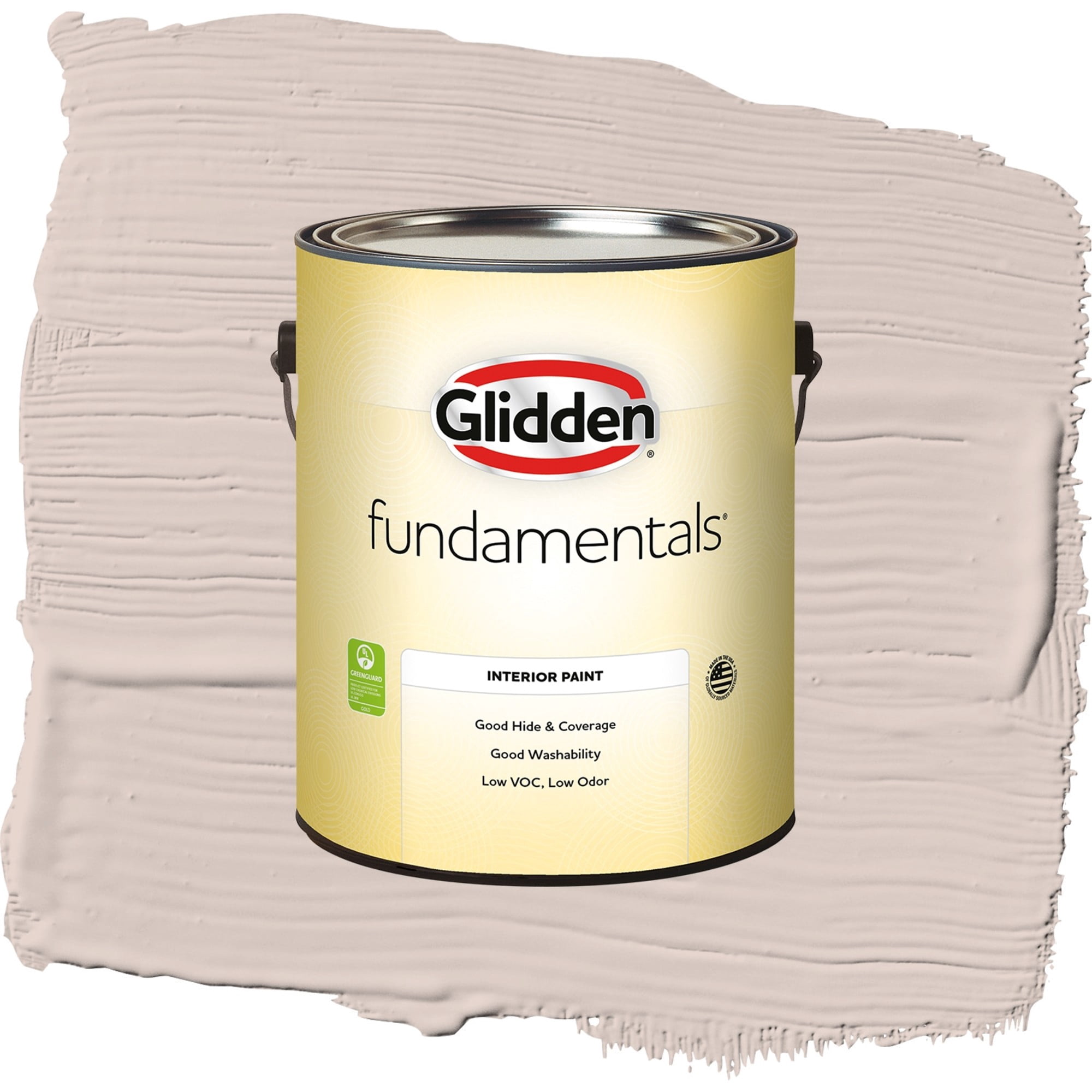 Glidden Fundamentals First Kiss Semi Gloss Interior Paint and Primer, 1 Gallon