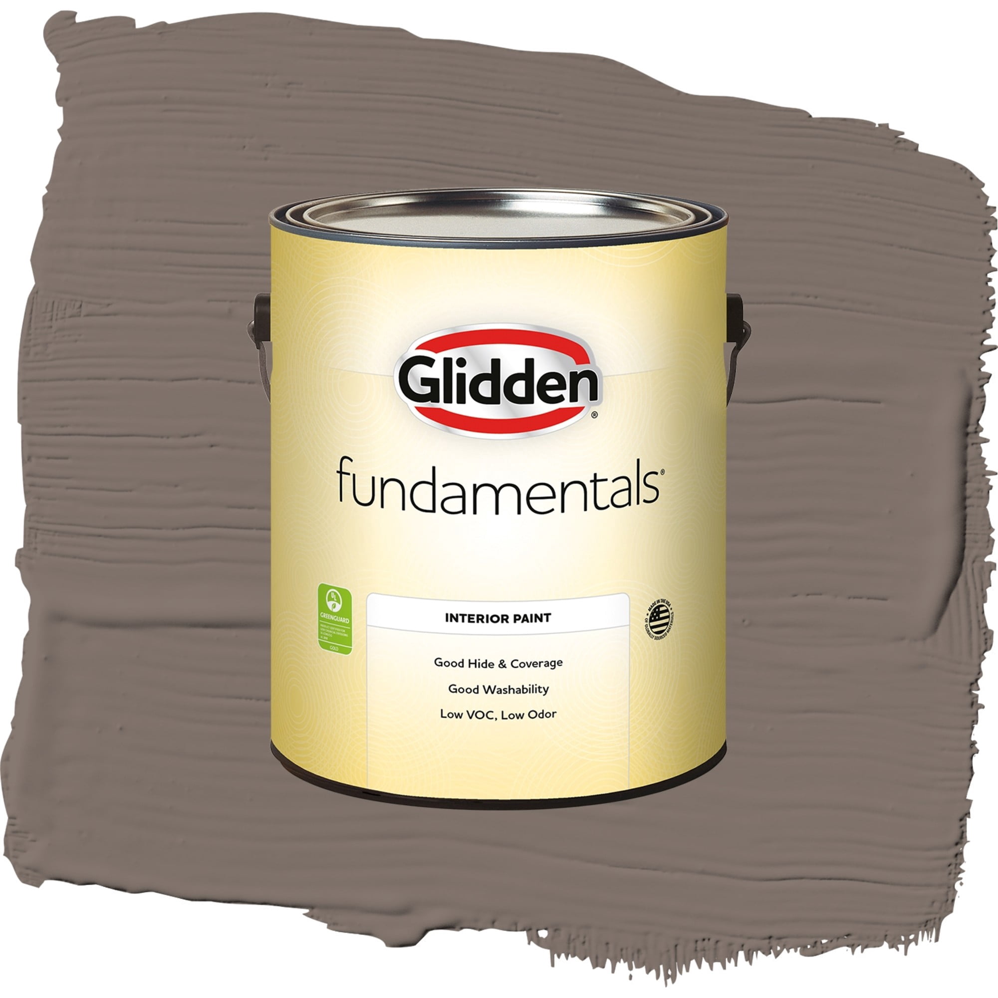 Glidden Fundamentals Flipper Flat Interior Paint and Primer, 1 Gallon