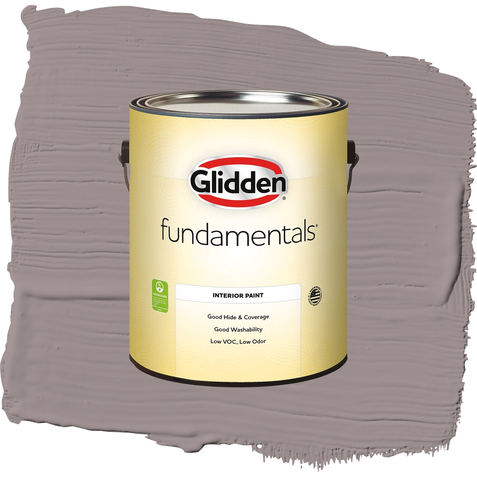 Glidden Fundamentals Gray Violet Flat Interior Paint and Primer, 1 Gallon