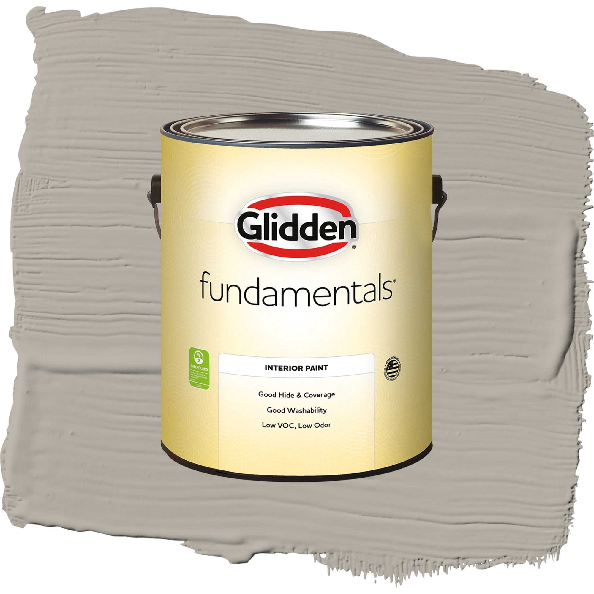 Glidden Fundamentals Greyhound Semi Gloss Interior Paint and Primer, 1 Gallon