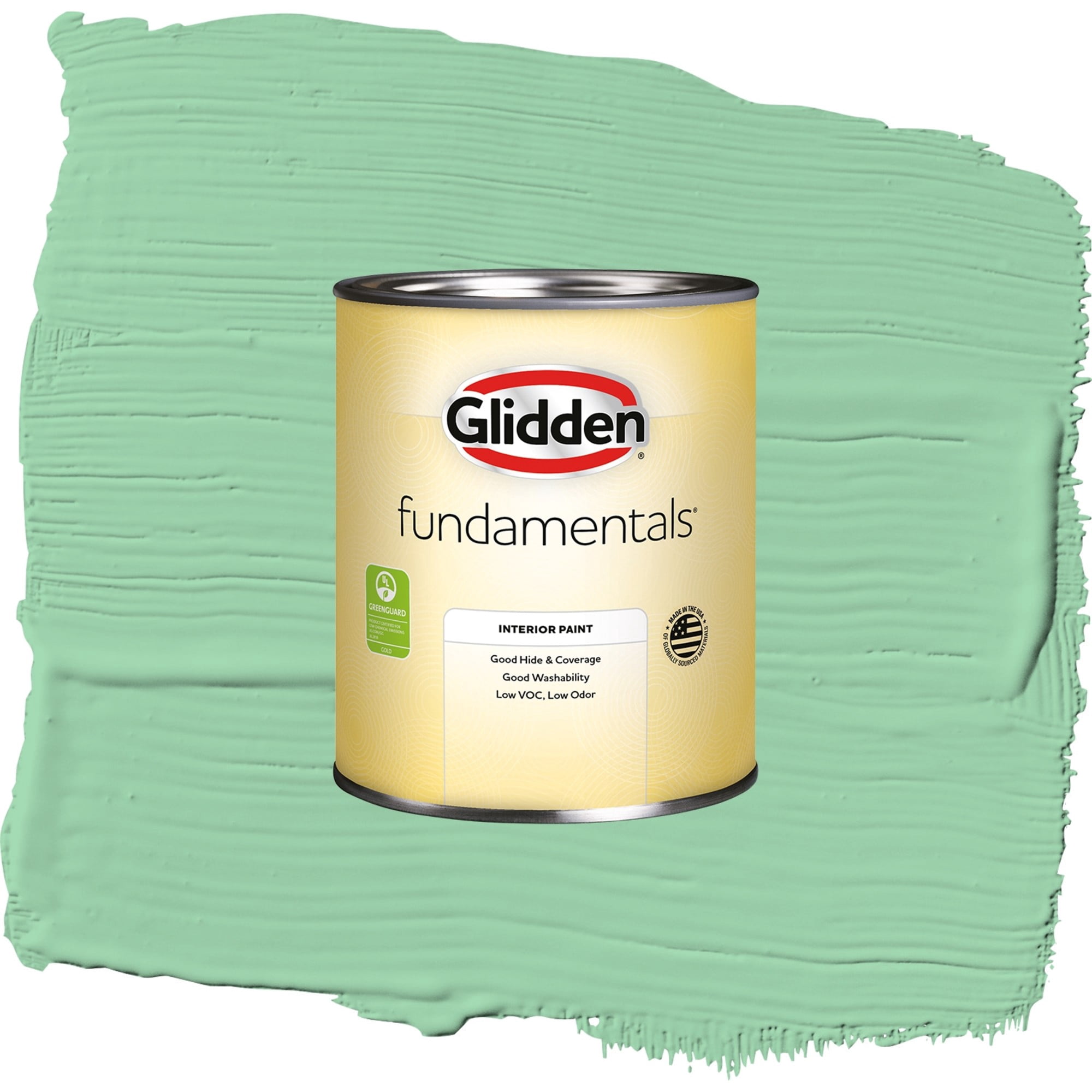 Glidden Fundamentals Heath Green Eggshell Interior Paint and Primer, 1 Quart