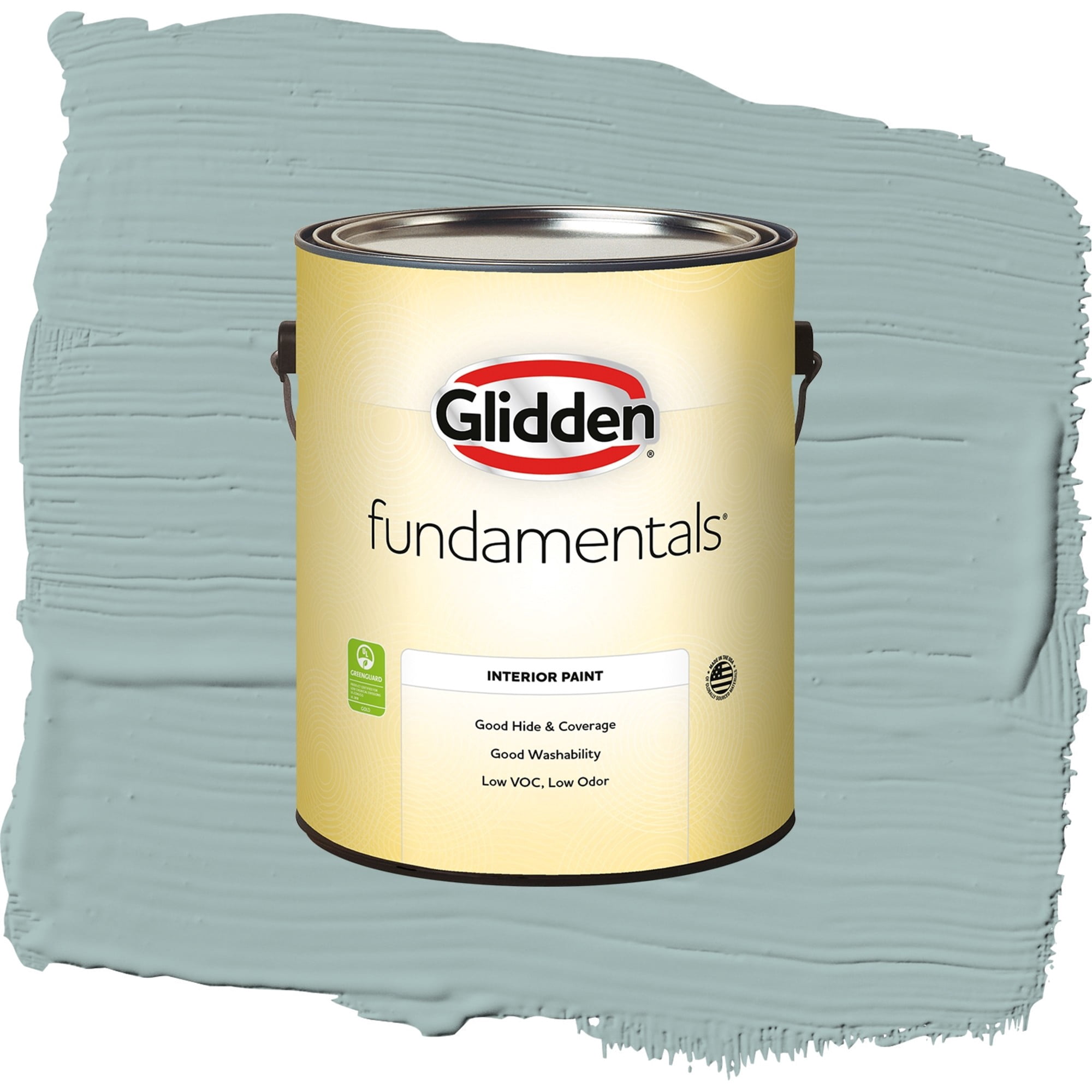 Glidden Fundamentals Holly Glen Flat Interior Paint and Primer, 1 Gallon