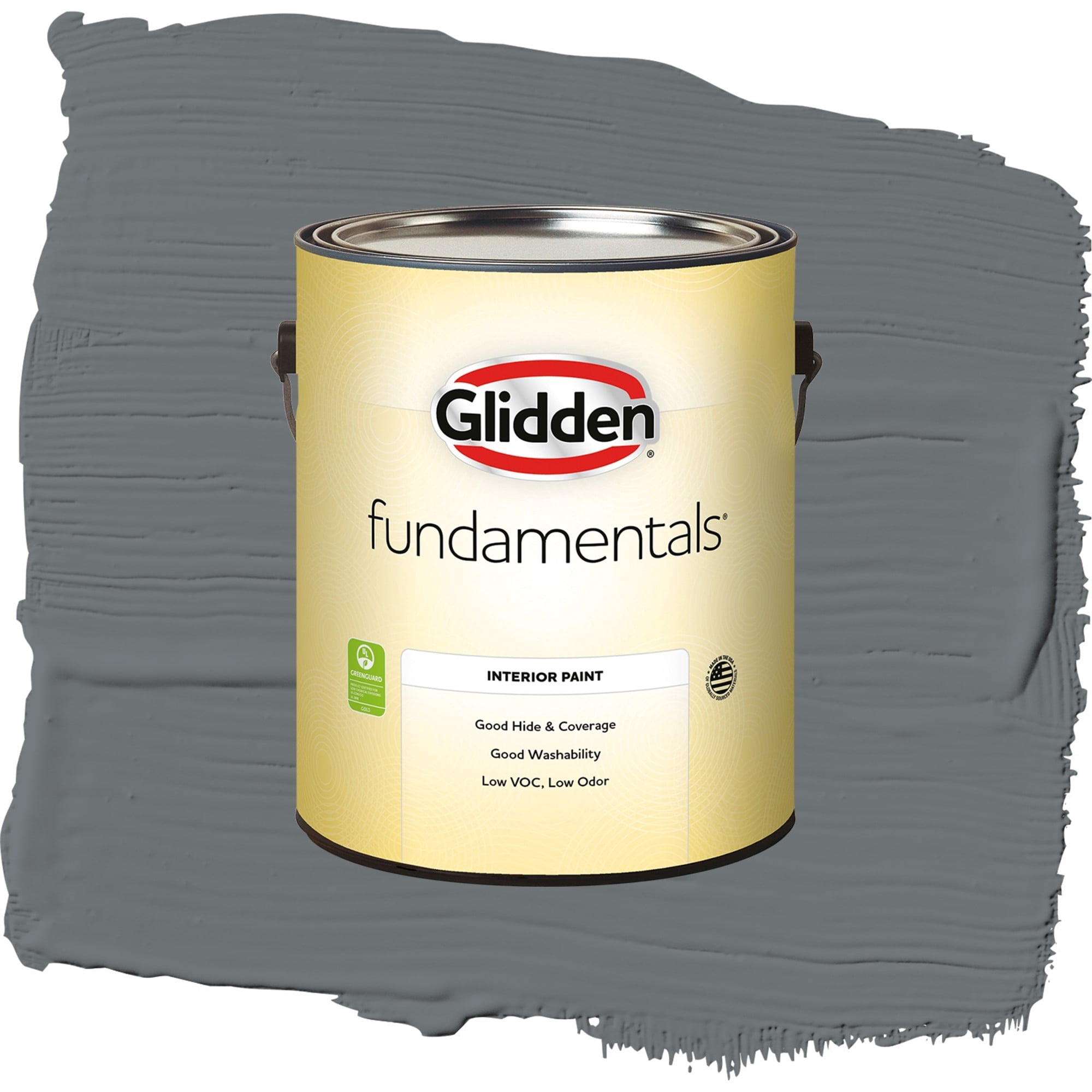 Glidden Fundamentals Improbable Flat Interior Paint and Primer, 1 Gallon