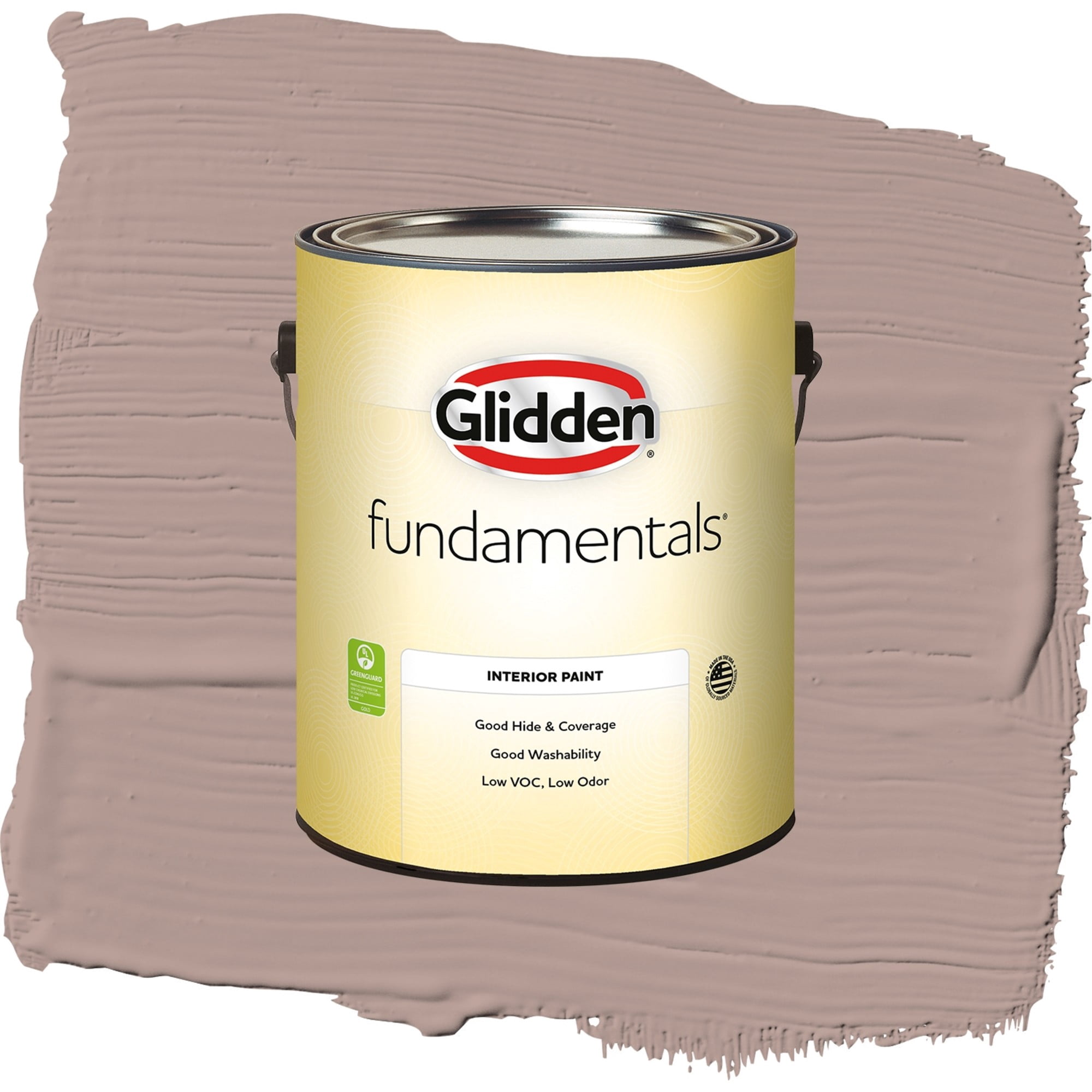 Glidden Fundamentals Iris Mauve Semi Gloss Interior Paint and Primer, 1 Gallon