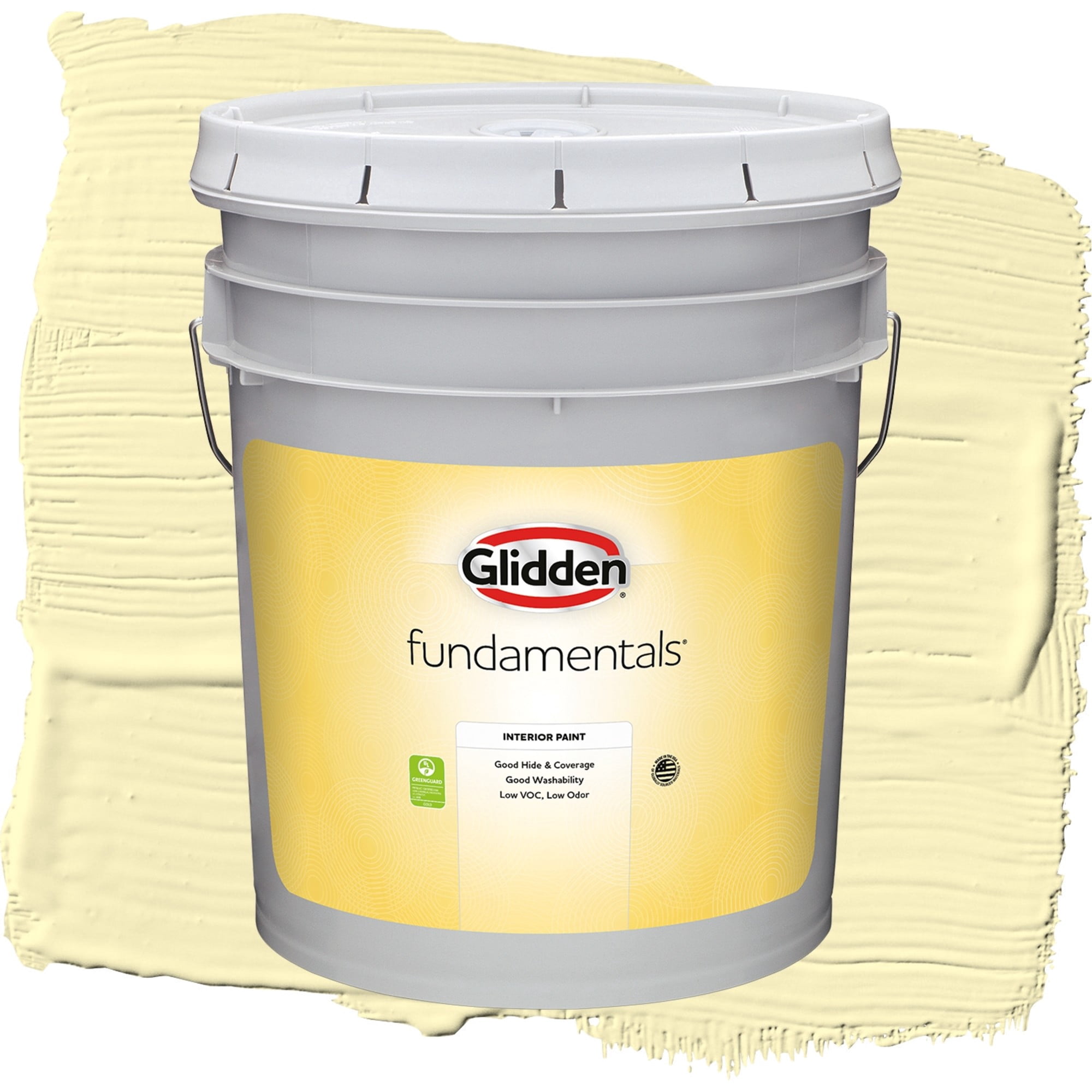 Glidden Fundamentals Joyful Eggshell Interior Paint and Primer, 5 Gallons