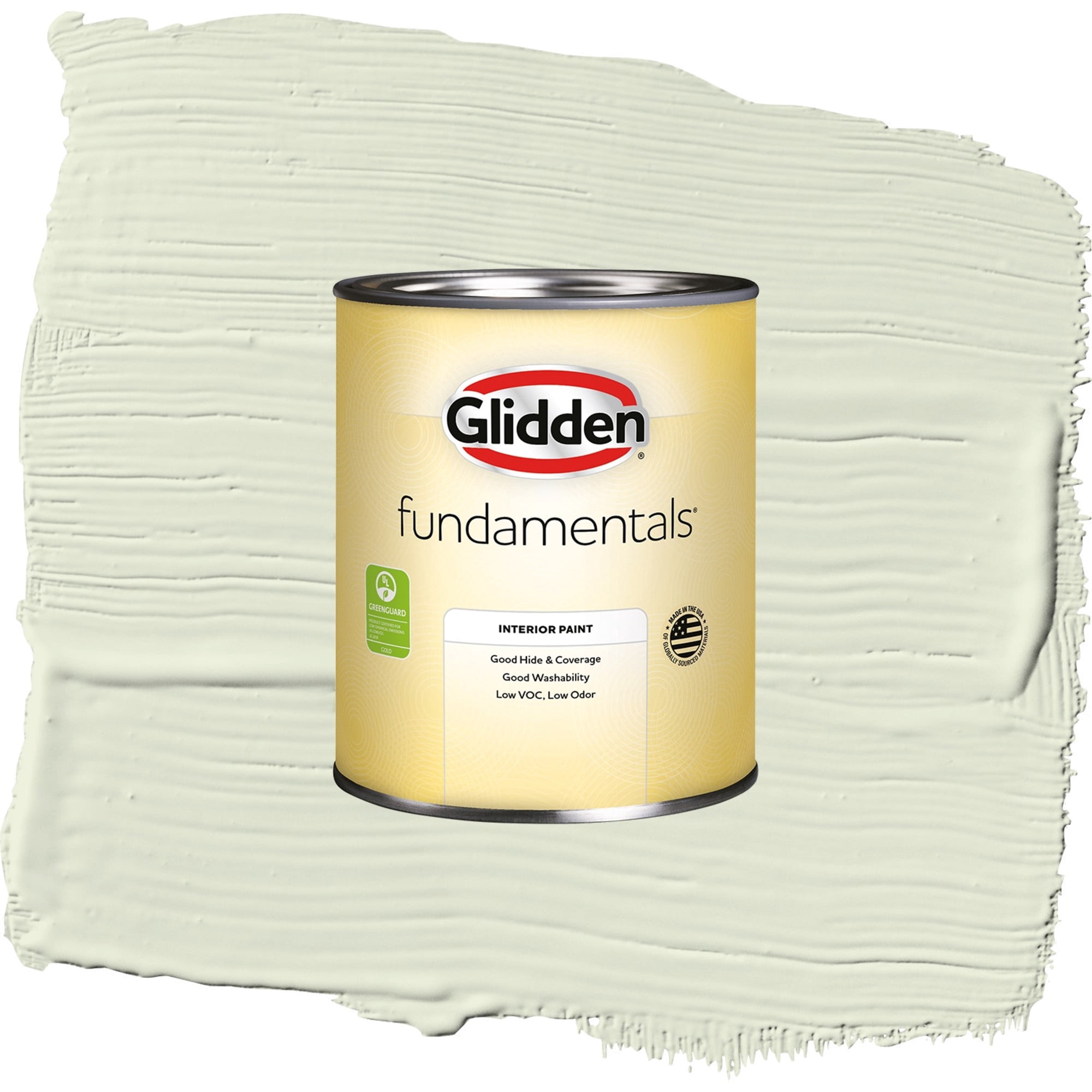 Glidden Fundamentals Lime Wash Eggshell Interior Paint and Primer, 1 Quart