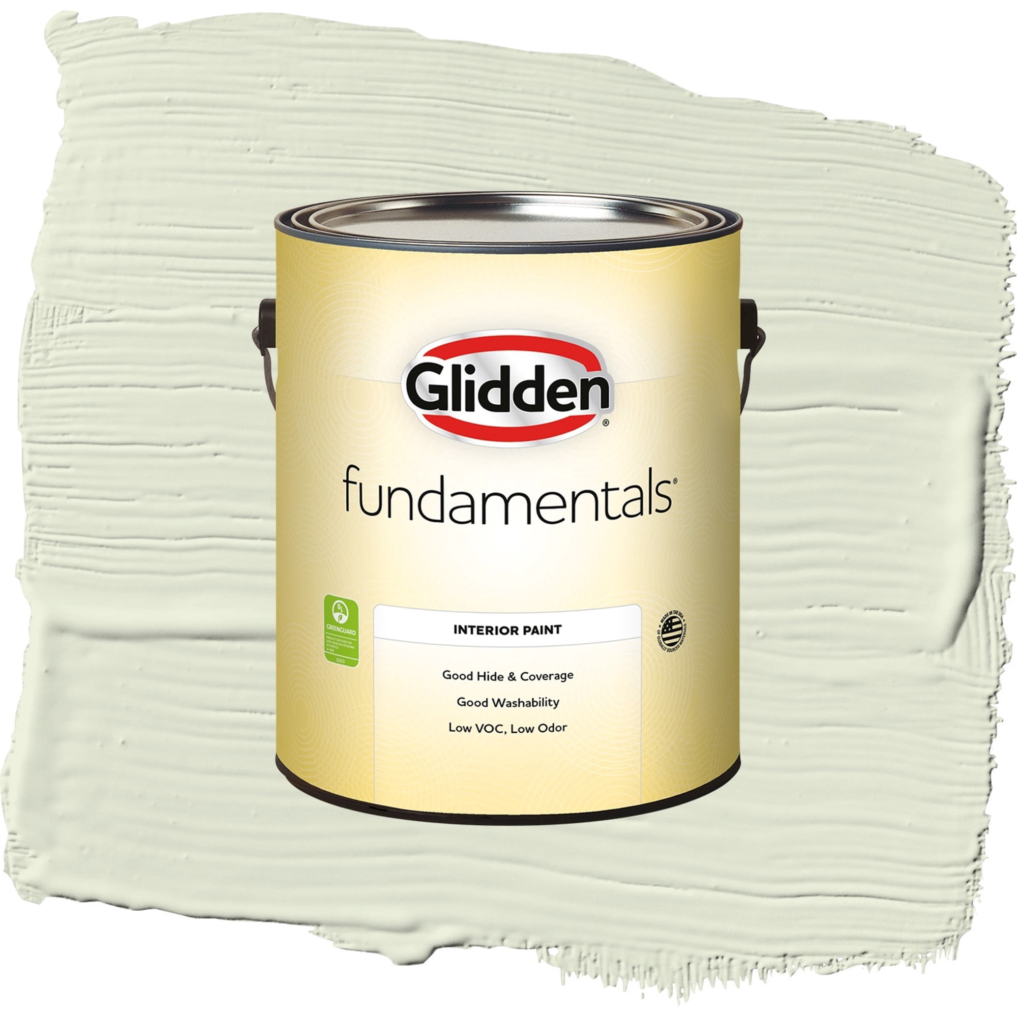 Glidden Fundamentals Lime Wash Flat Interior Paint and Primer, 1 Gallon