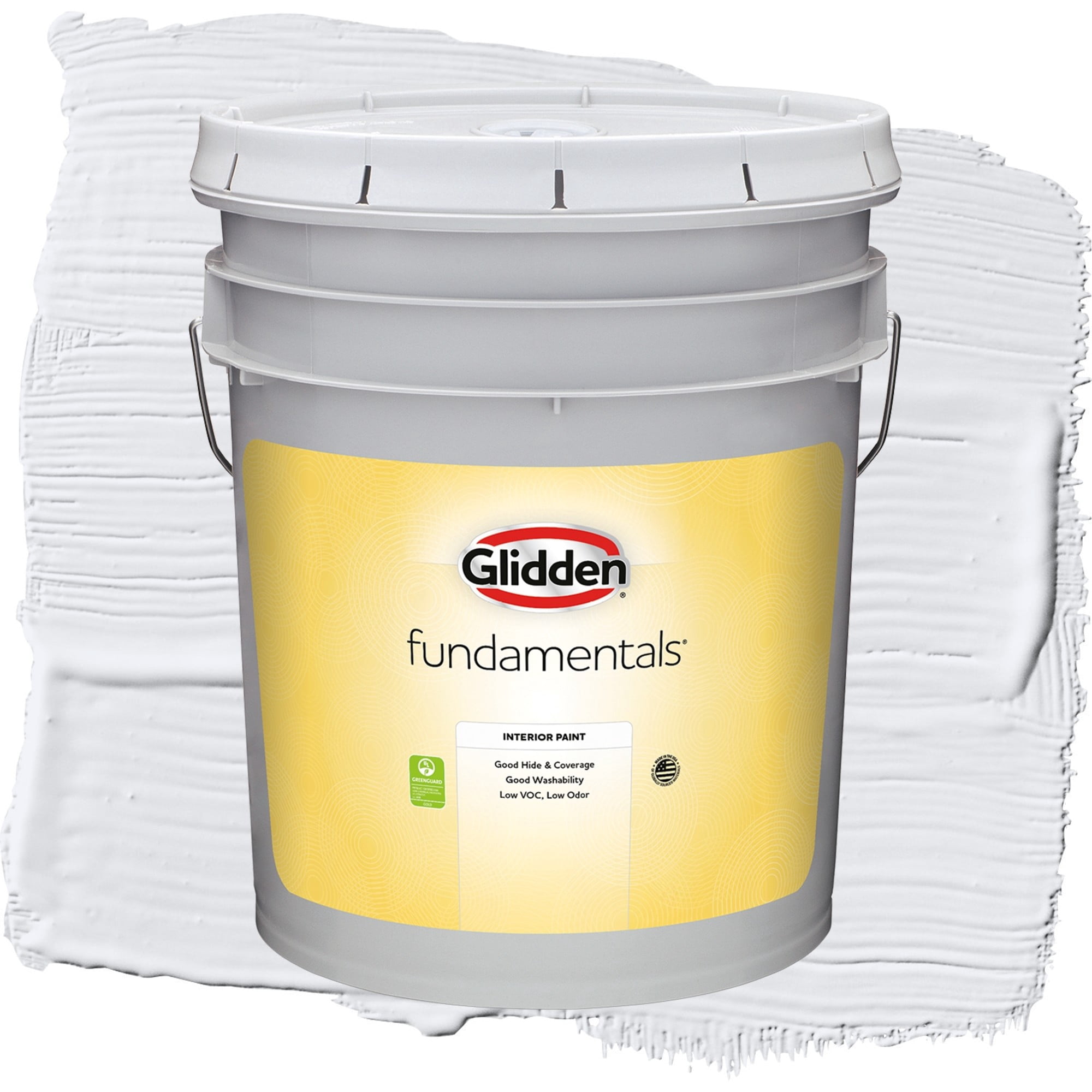 Glidden Fundamentals Little Dipper Semi Gloss Interior Paint and Primer, 5 Gallons