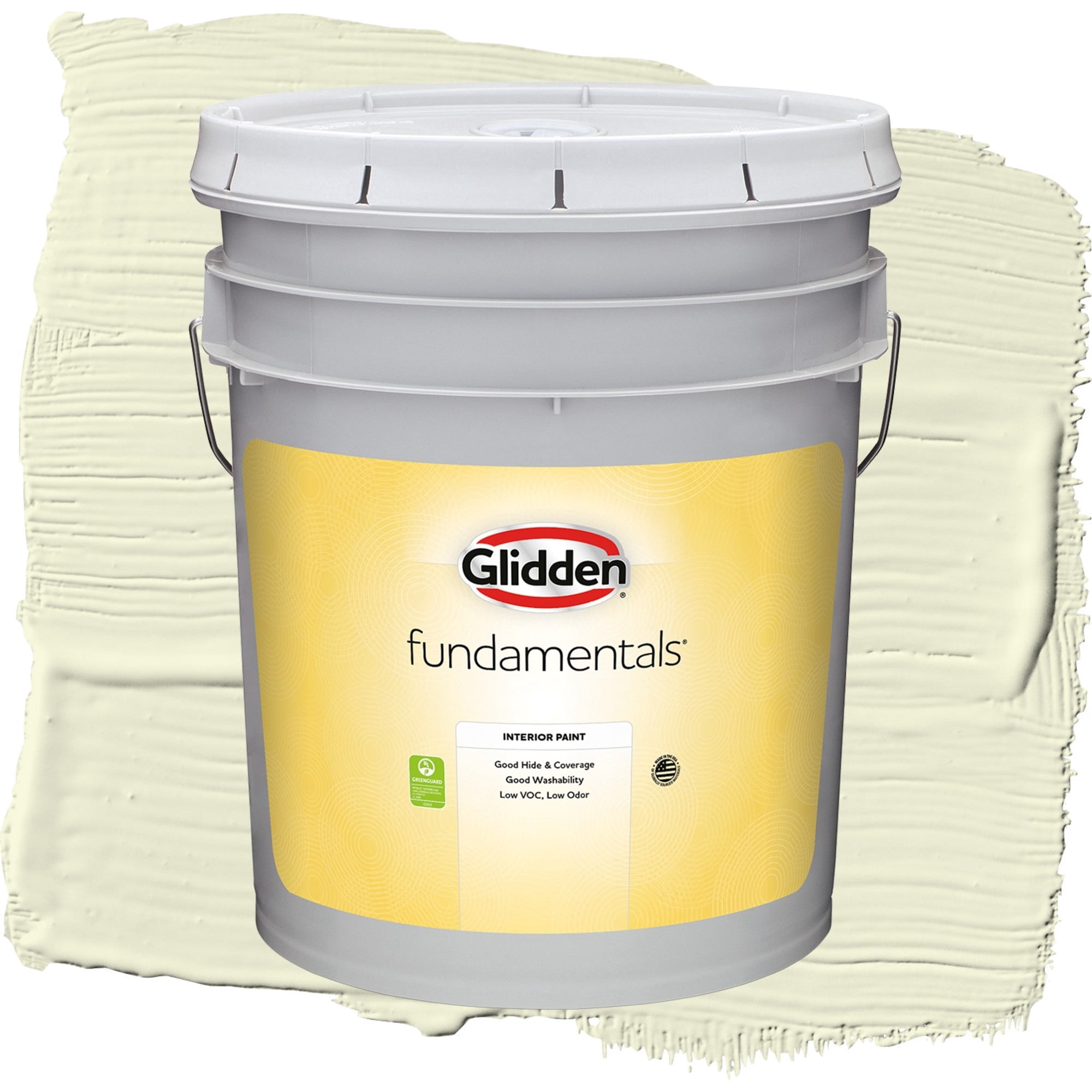 Glidden Fundamentals Magical Melon Eggshell Interior Paint and Primer, 5 Gallons