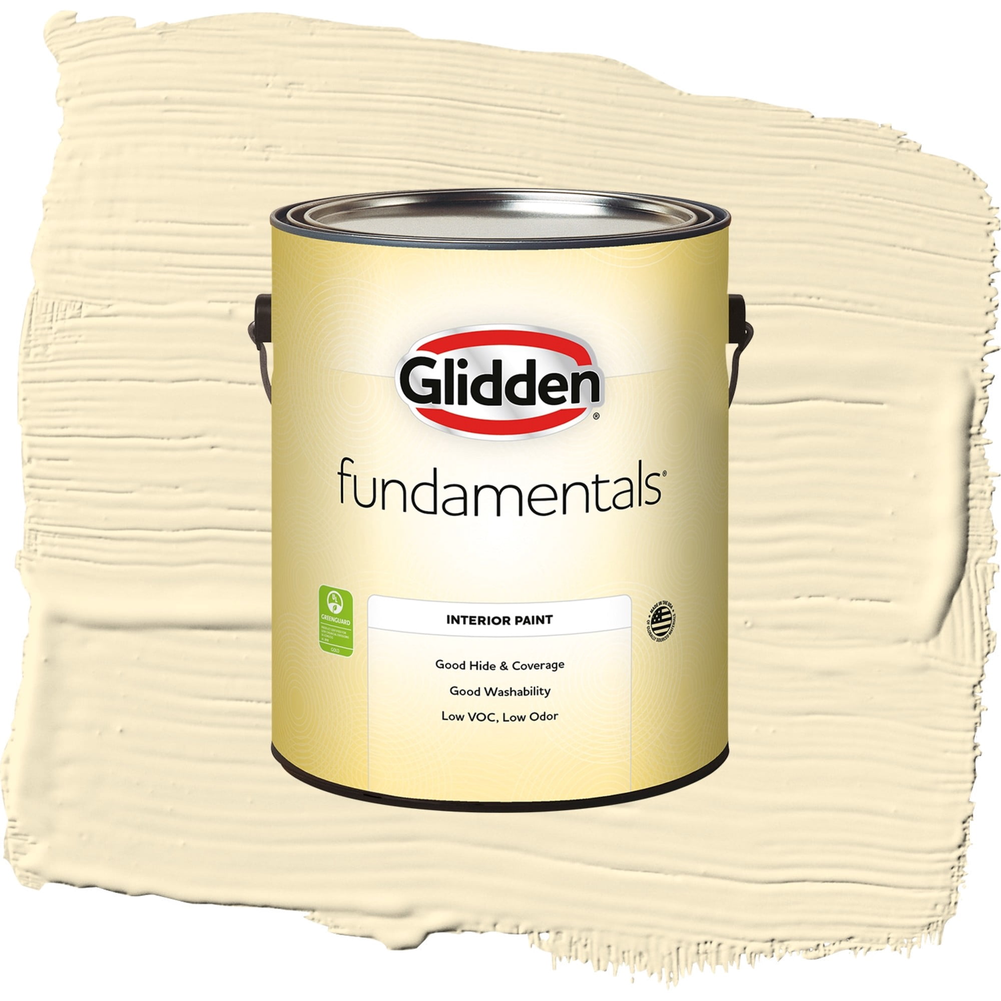 Glidden Fundamentals Maiden Hair Semi Gloss Interior Paint and Primer, 1 Gallon