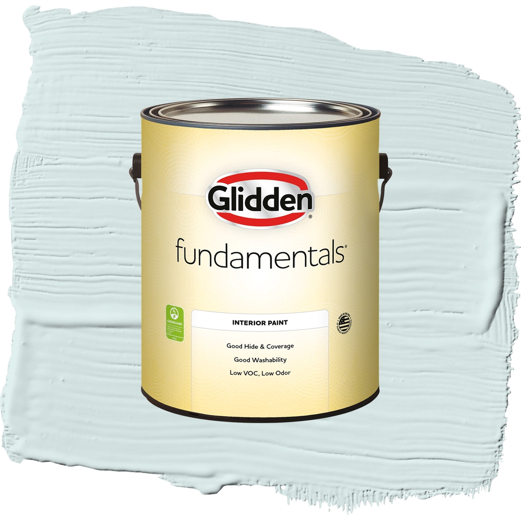 Glidden Fundamentals Meadowsweet Mist Semi Gloss Interior Paint and Primer, 1 Gallon