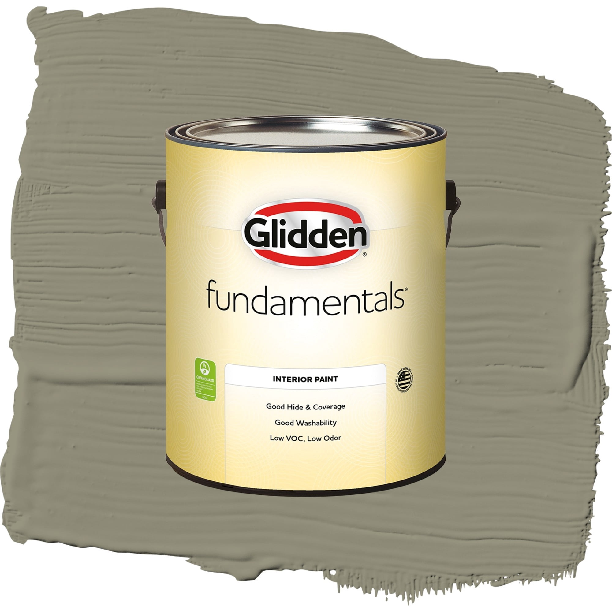 Glidden Fundamentals Meander Flat Interior Paint and Primer, 1 Gallon