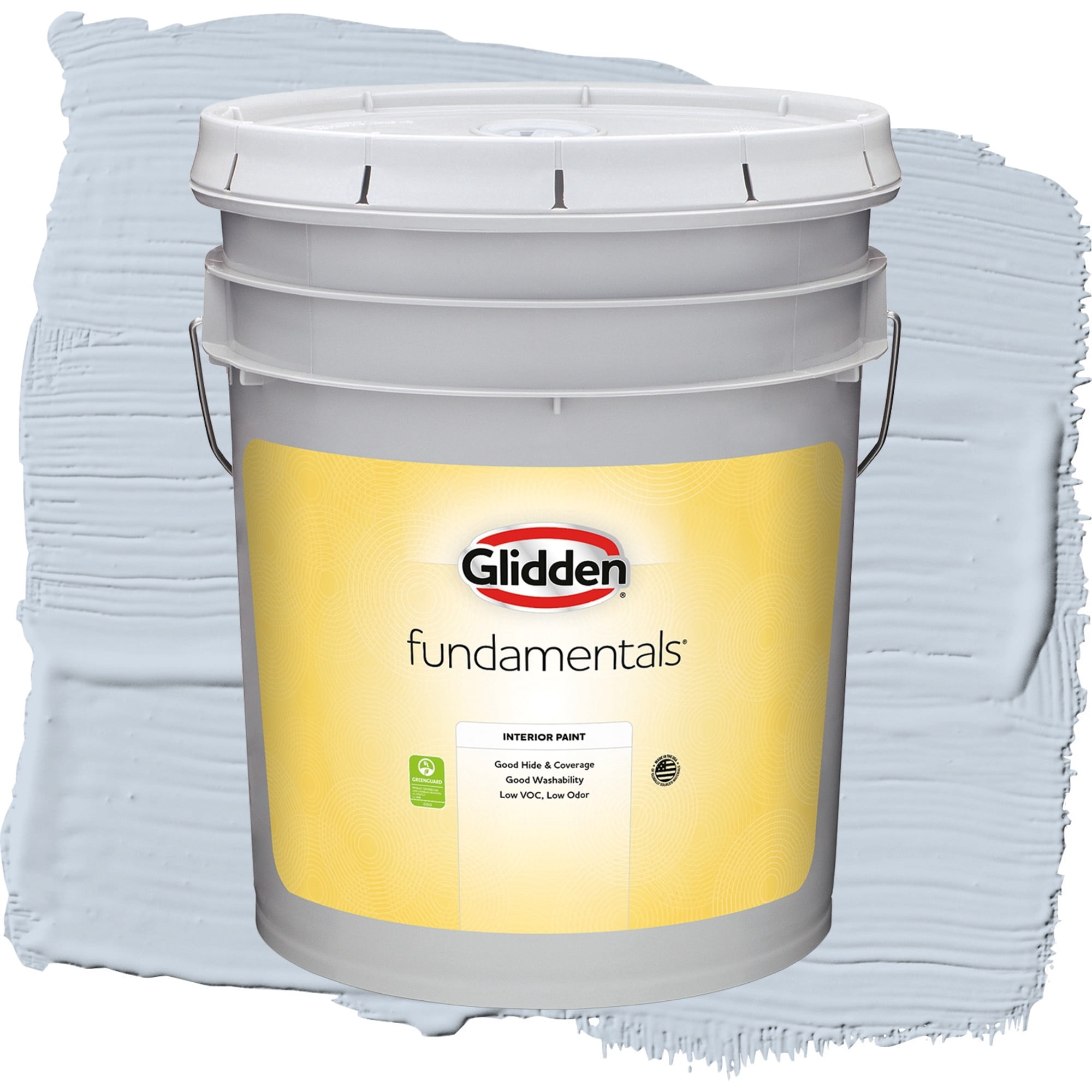 Glidden Fundamentals Memory Lane Semi Gloss Interior Paint and Primer, 5 Gallons
