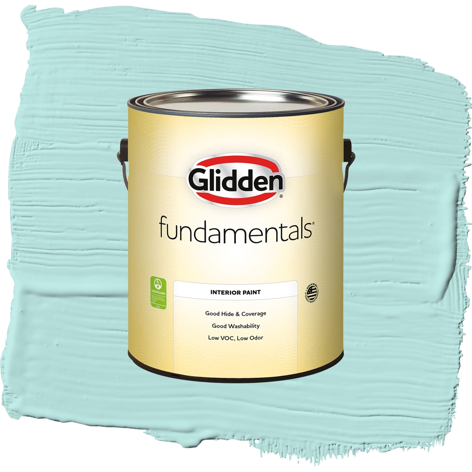 Glidden Fundamentals Minerva Flat Interior Paint and Primer, 1 Gallon