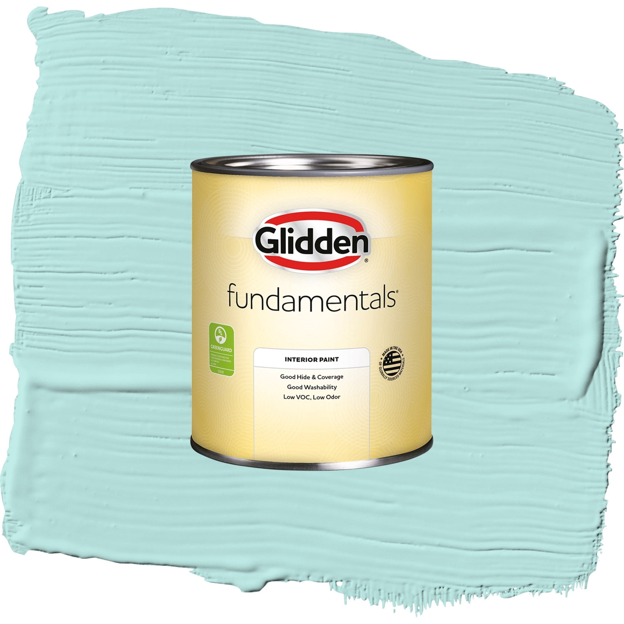 Glidden Fundamentals Minerva Flat Interior Paint and Primer, 1 Quart