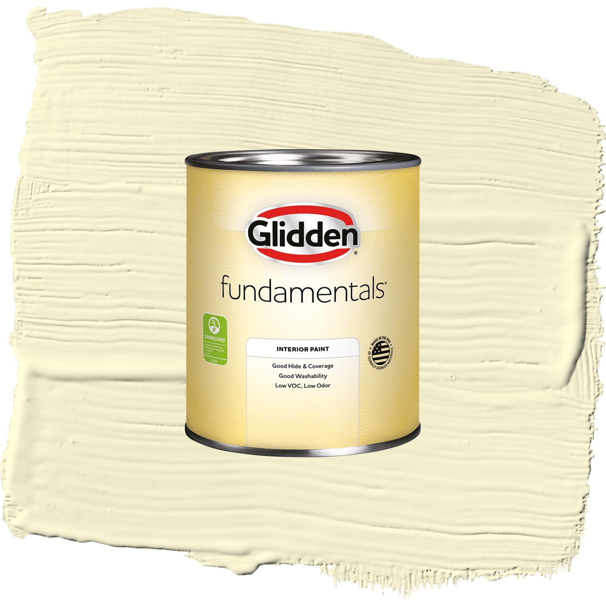 Glidden Fundamentals Minimal Flat Interior Paint and Primer, 1 Quart