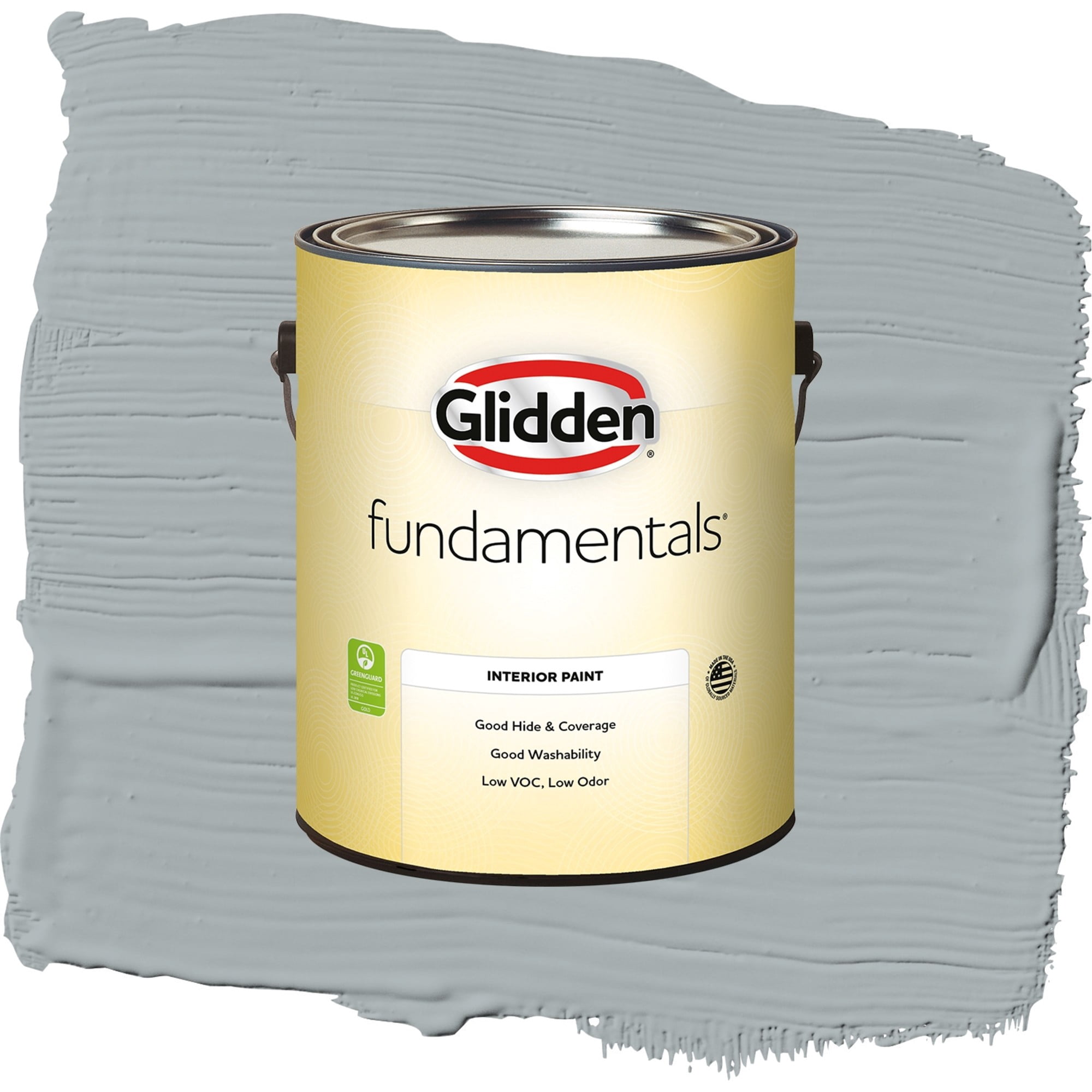 Glidden Fundamentals Mirror Mirror Flat Interior Paint and Primer, 1 Gallon