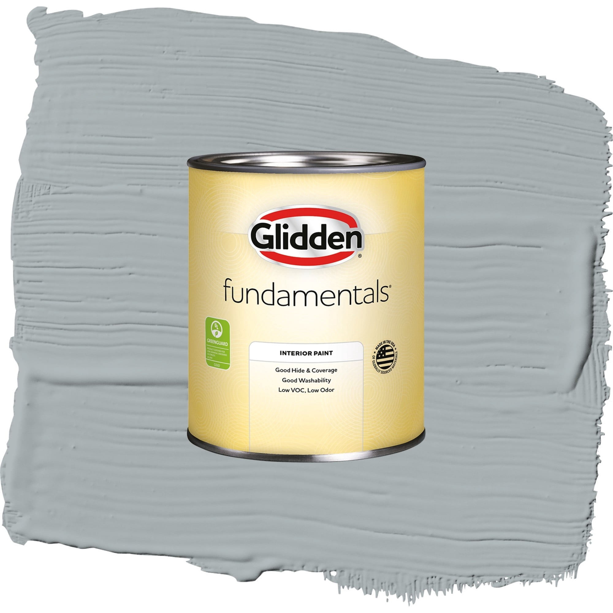 Glidden Fundamentals Mirror Mirror Flat Interior Paint and Primer, 1 Quart