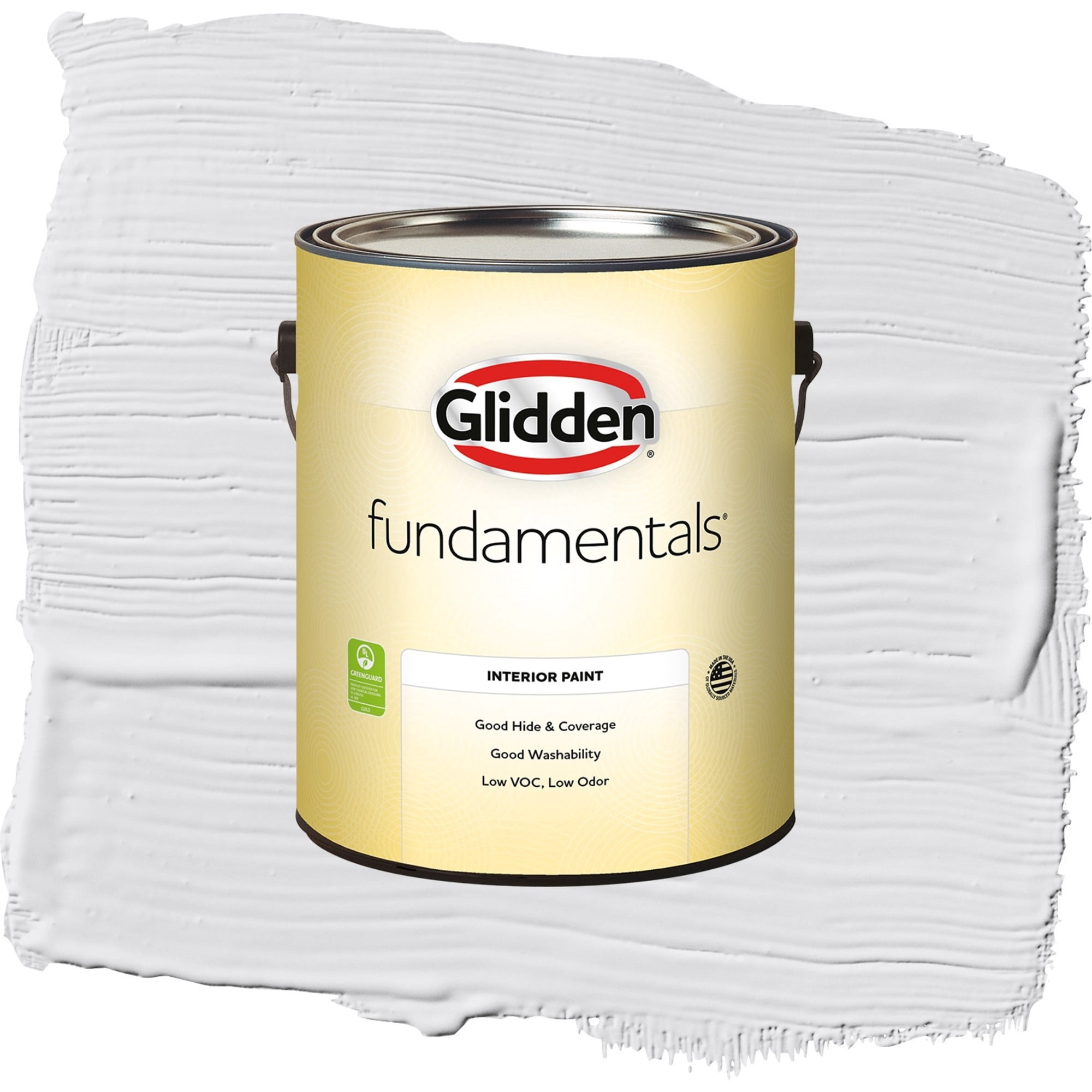 Glidden Fundamentals Moondance Semi Gloss Interior Paint and Primer, 1 Gallon