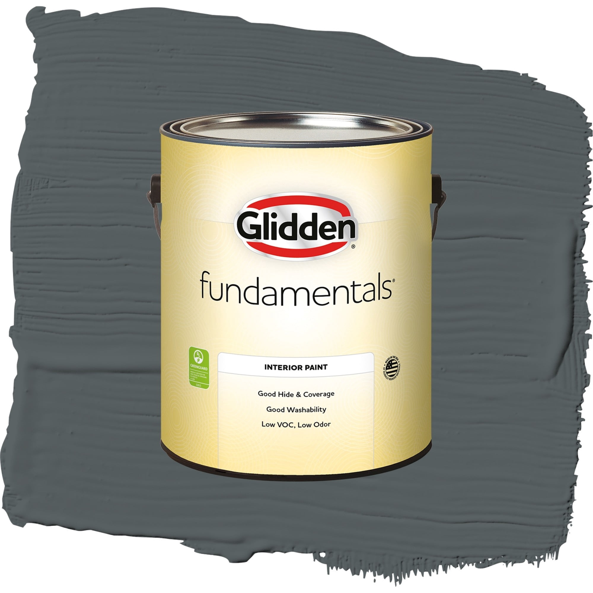 Glidden Fundamentals Mostly Metal Semi Gloss Interior Paint and Primer, 1 Gallon