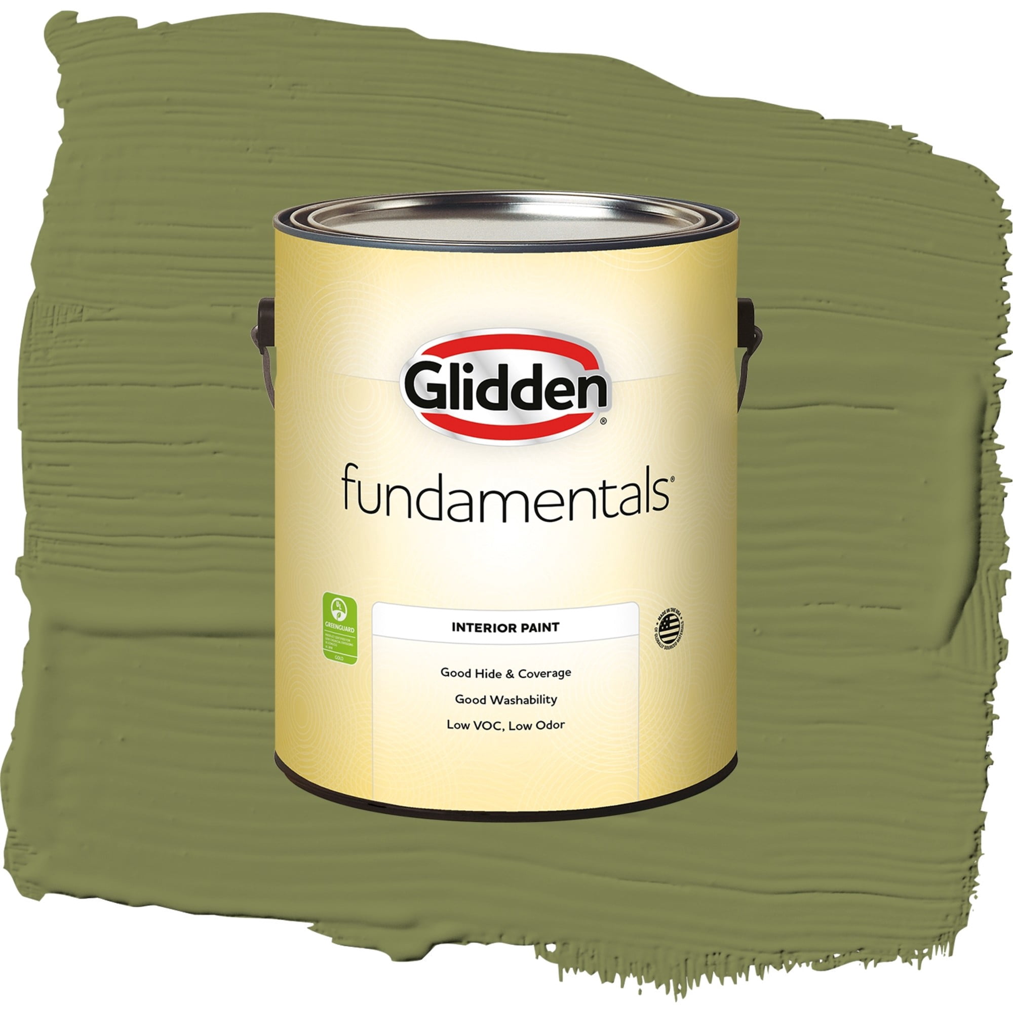 Glidden Fundamentals Oregano Eggshell Interior Paint and Primer, 1 Gallon