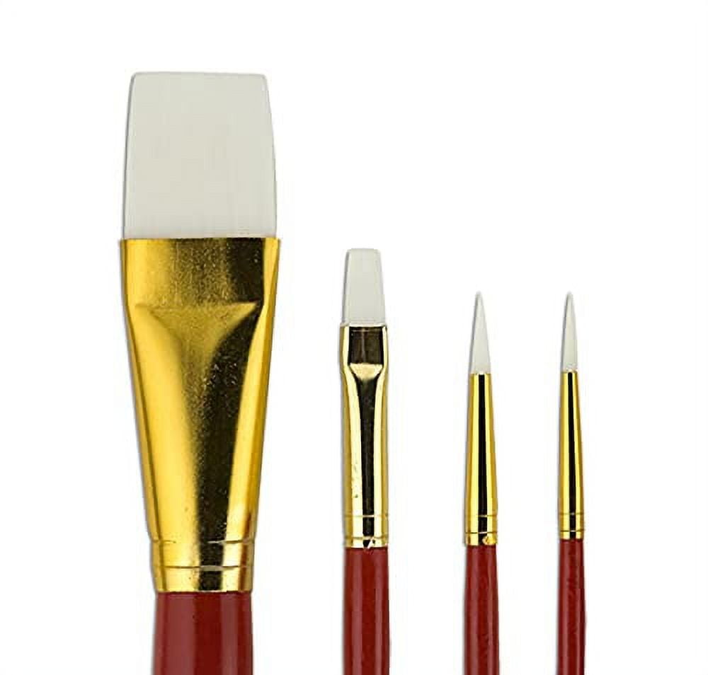 Fundamentals Paint Brush Set Short Handled for Decorative Arts