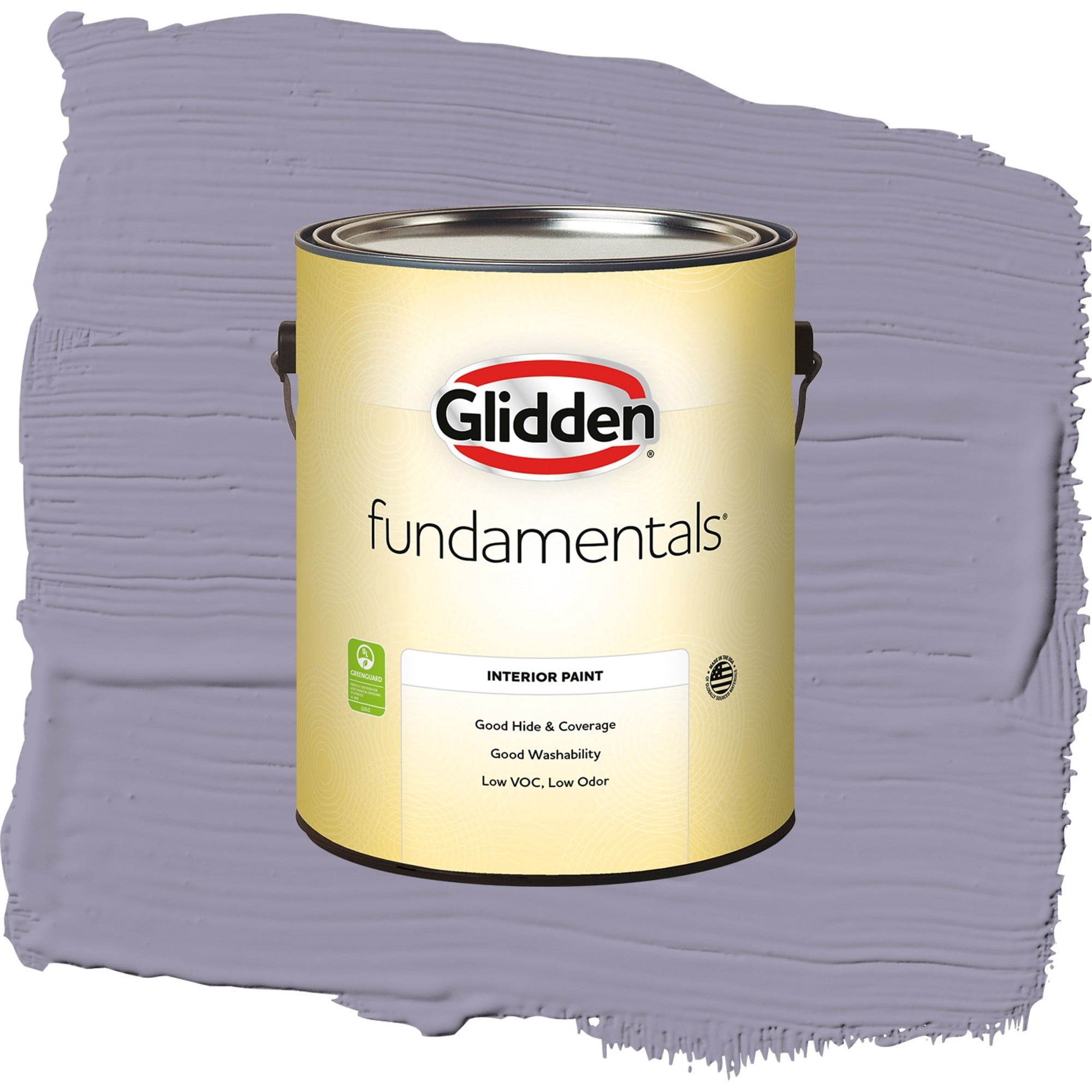 Glidden Fundamentals Purple Surf Eggshell Interior Paint and Primer, 1 Gallon
