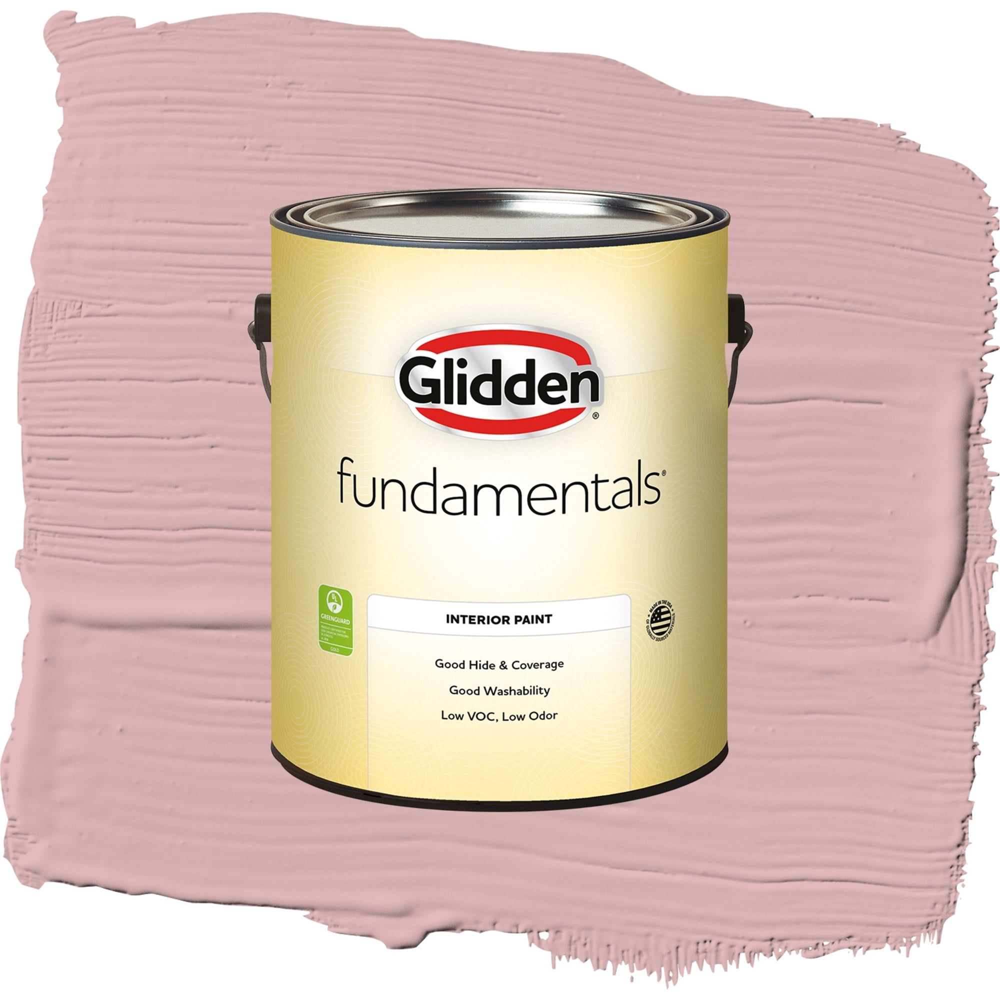 Glidden Fundamentals Radiant Rouge Eggshell Interior Paint and Primer, 1 Gallon