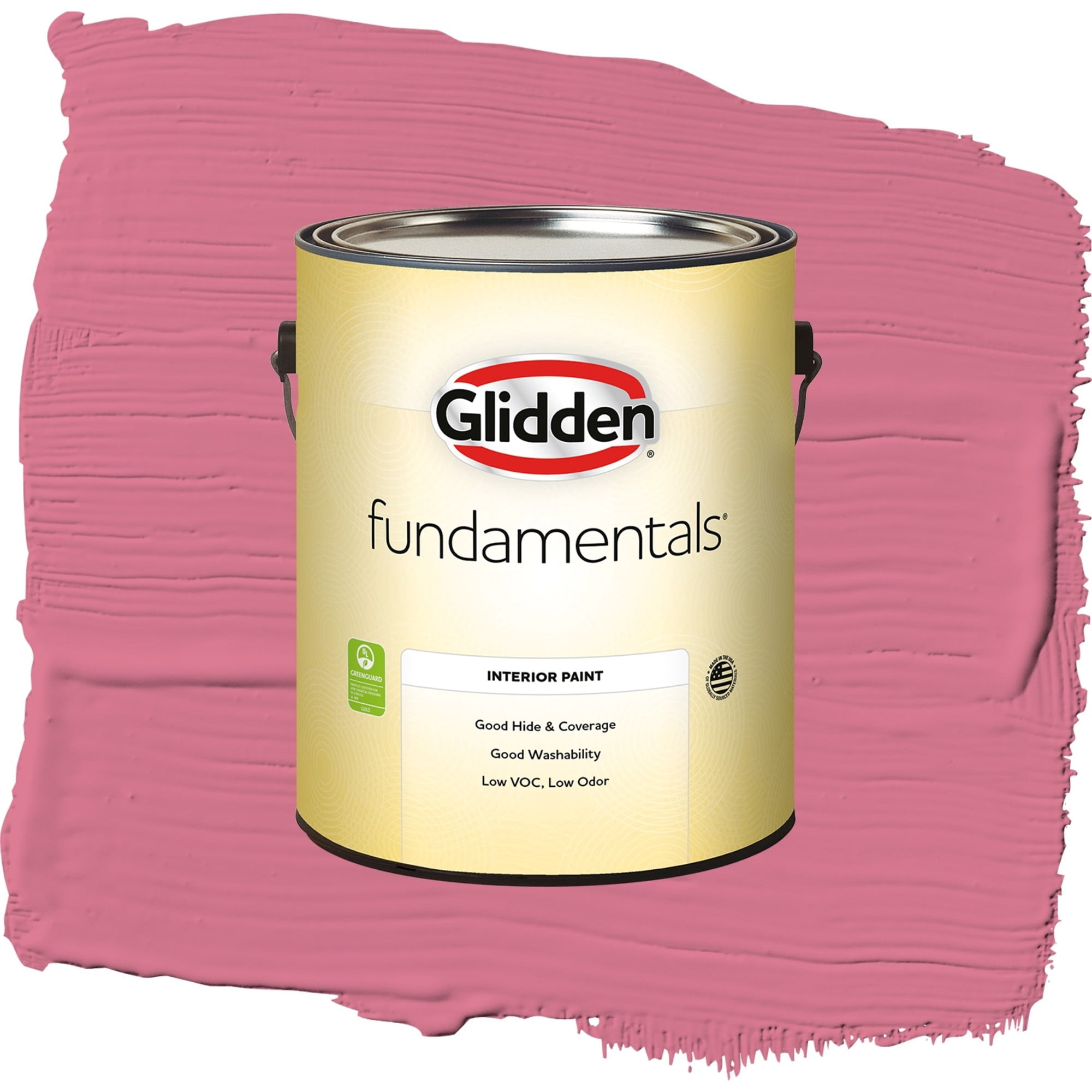 Glidden Fundamentals Razzberries Eggshell Interior Paint and Primer, 1 Gallon